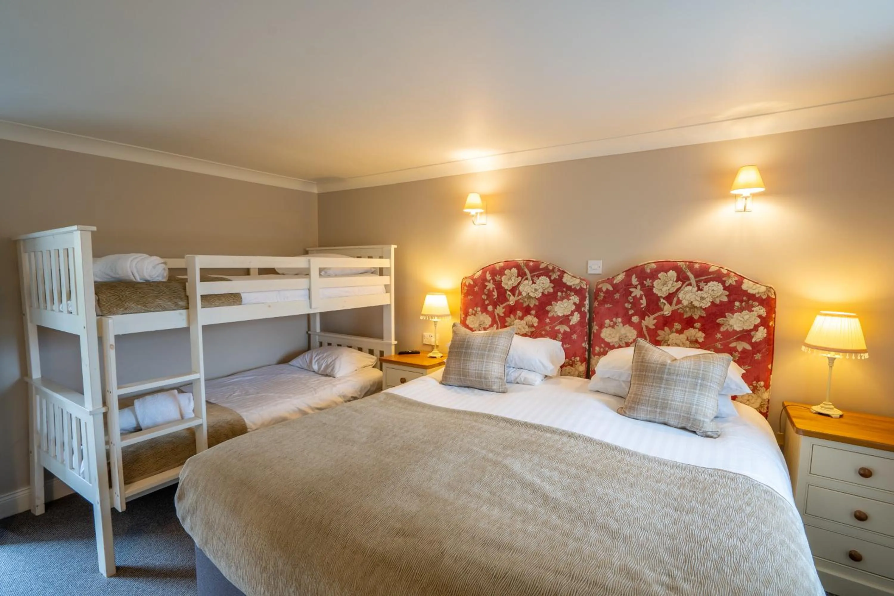 Bed in The Pheasant Inn