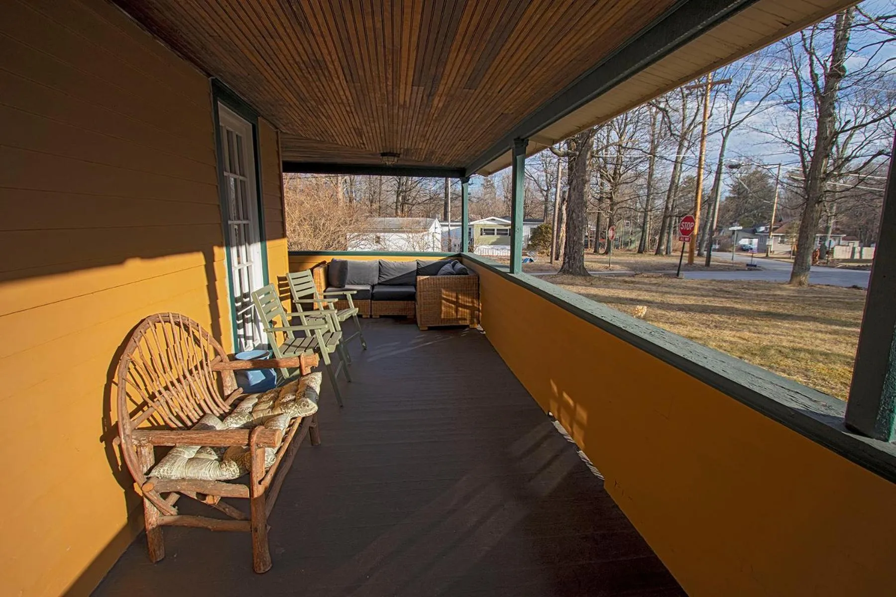 Balcony/Terrace in The Woodbine Inn