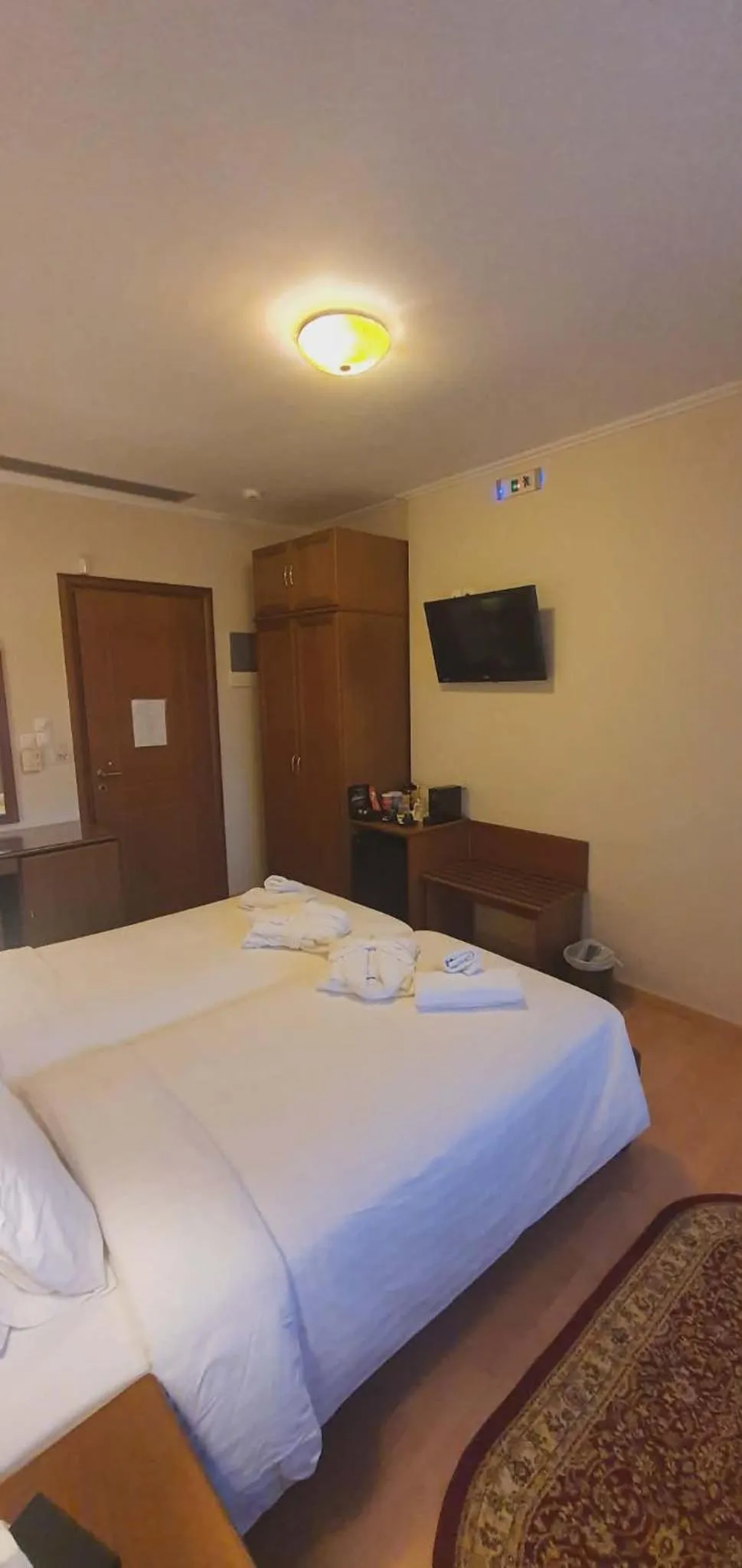 Bed in Xenios Dias Boutique Hotel