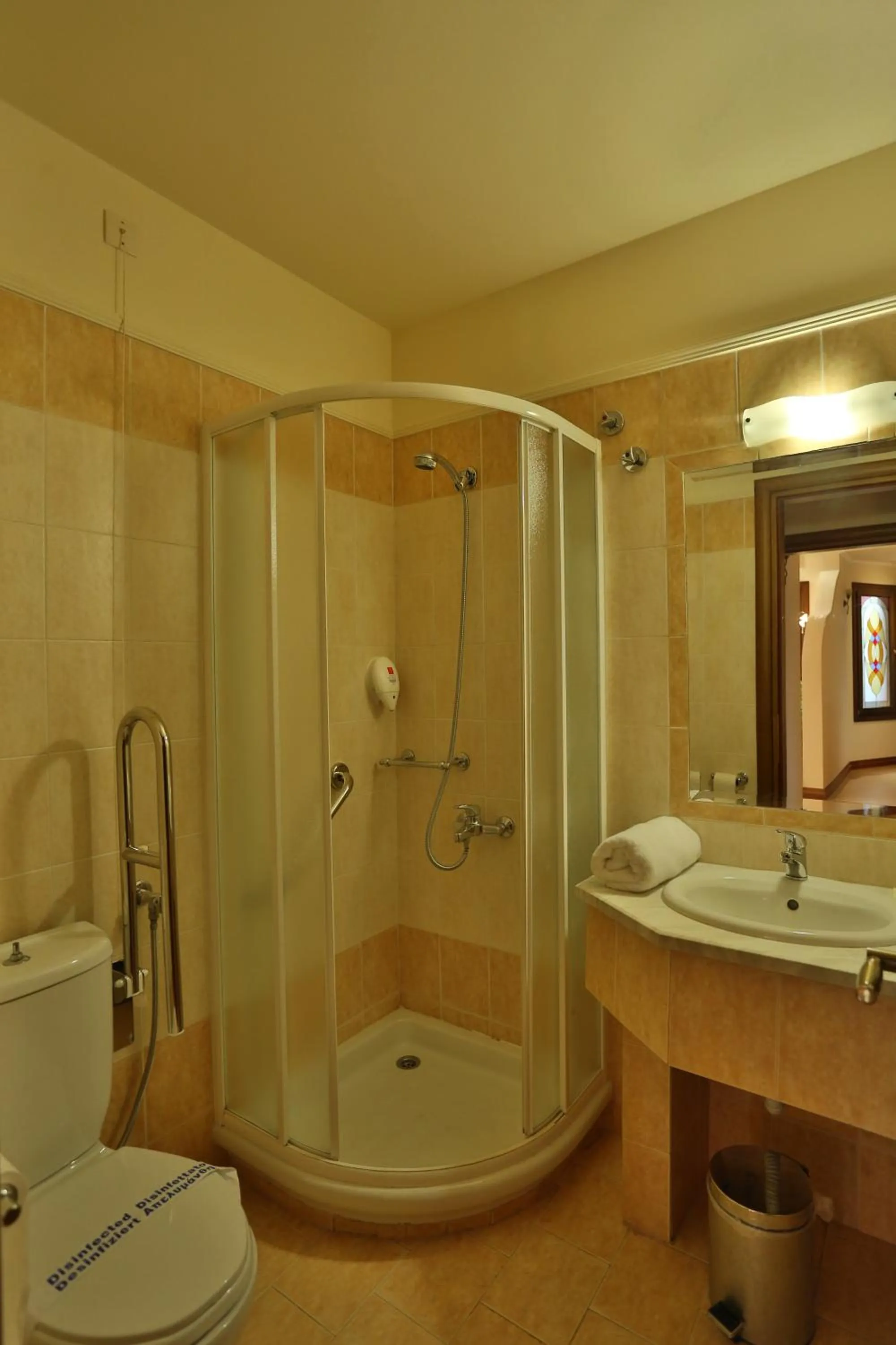 Shower in Xenios Dias Boutique Hotel