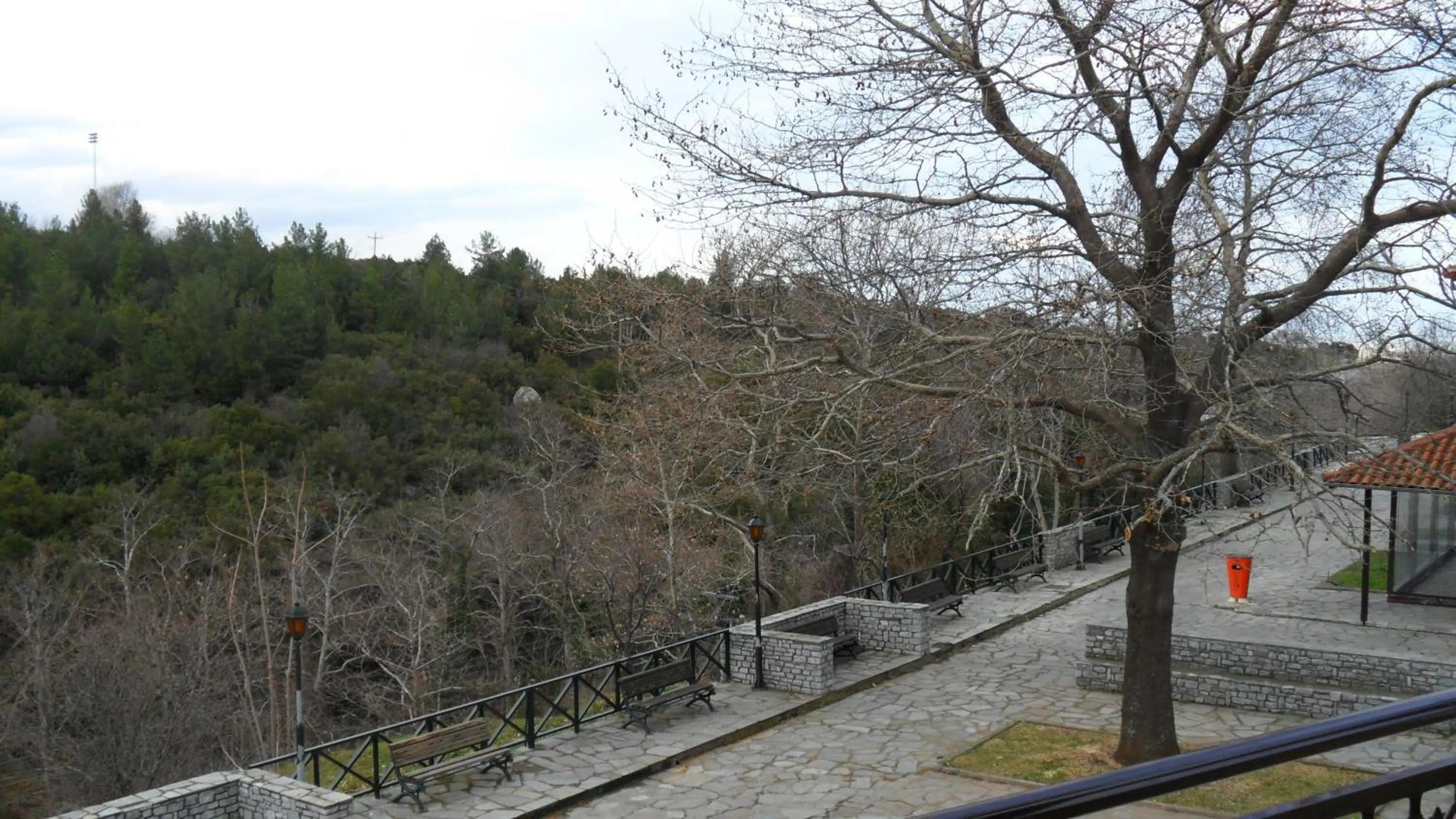 Balcony/Terrace in Xenios Dias Boutique Hotel
