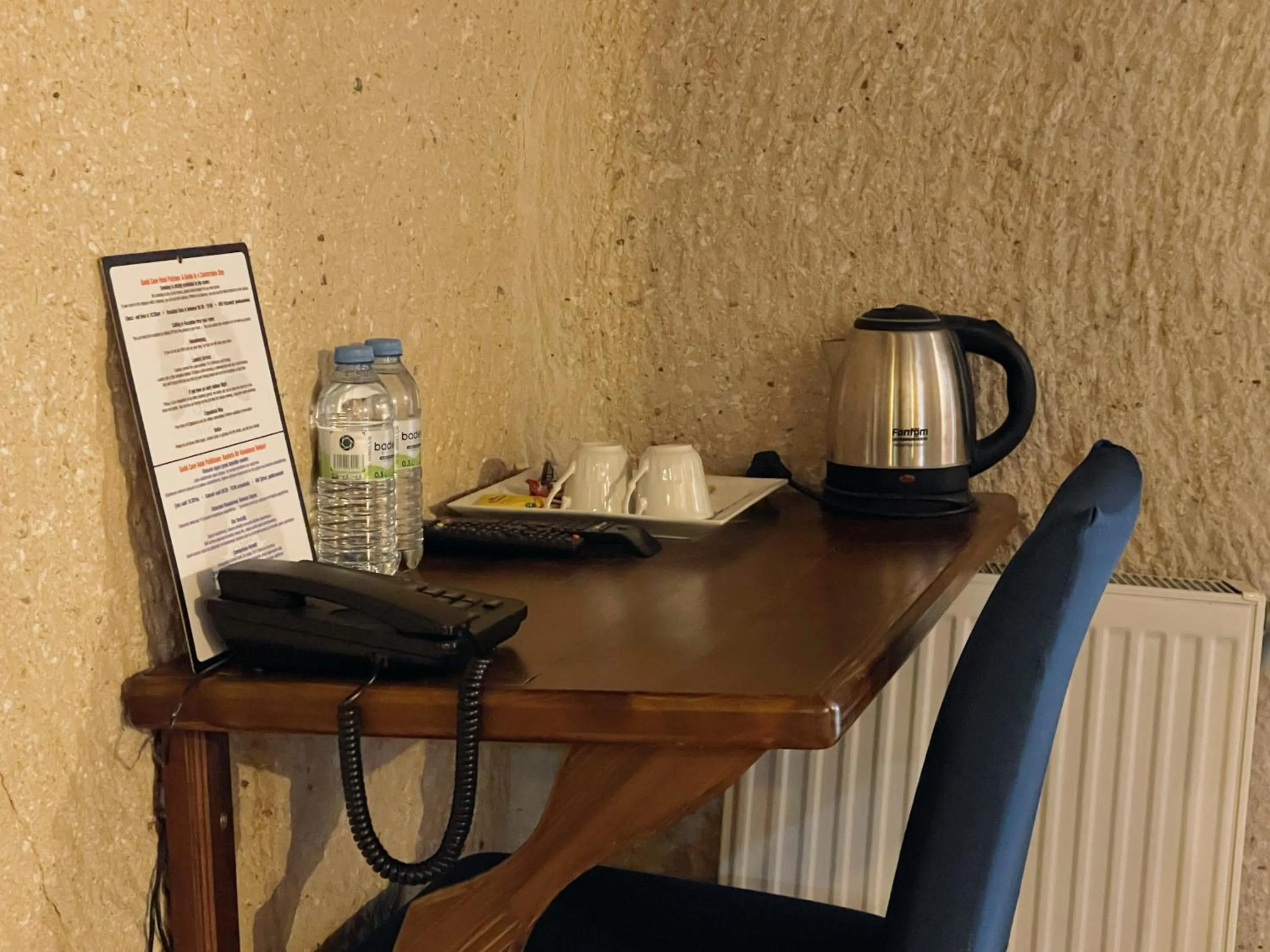 Seating area in Gedik Cave Hotel