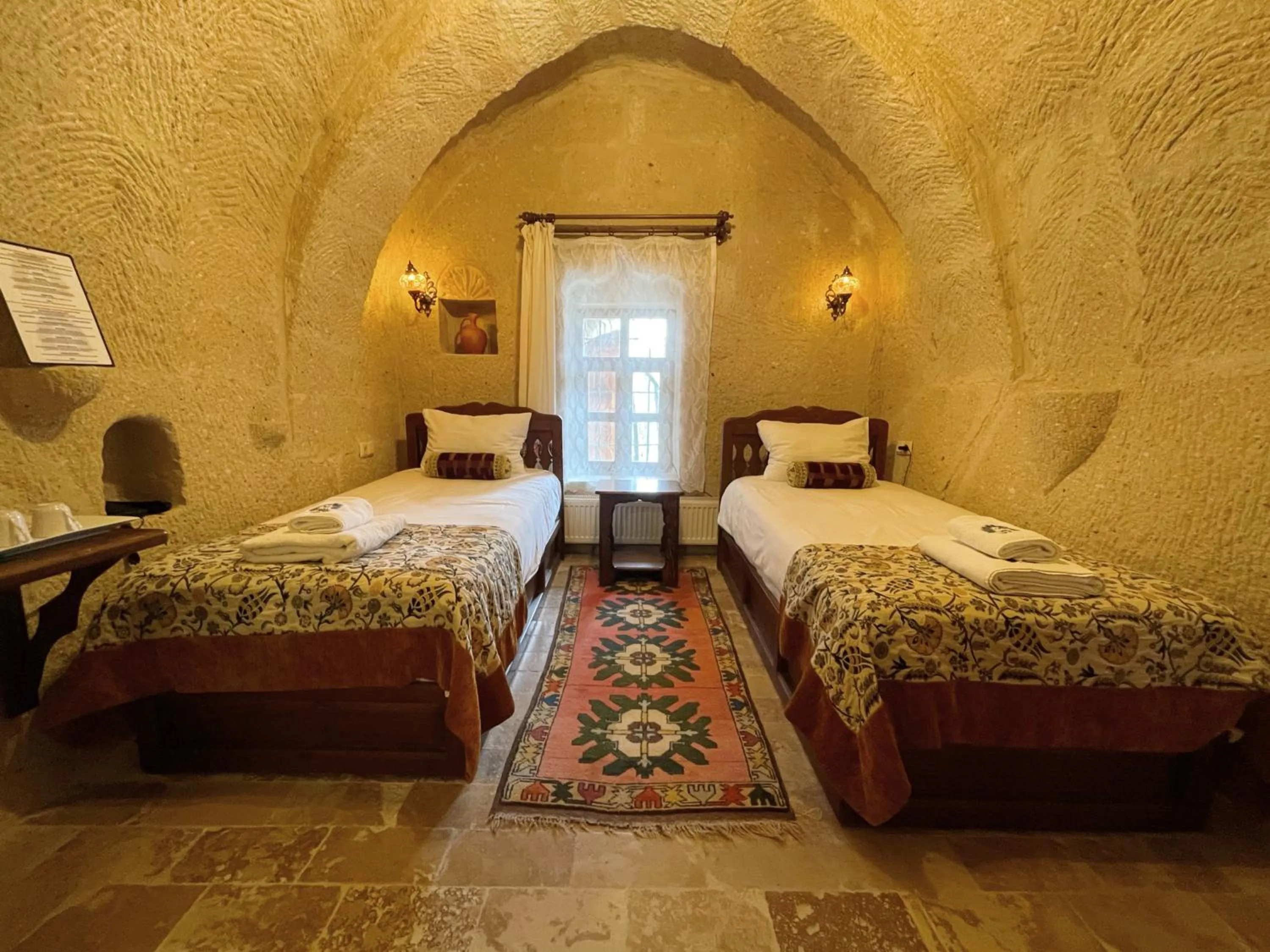 Bed in Gedik Cave Hotel