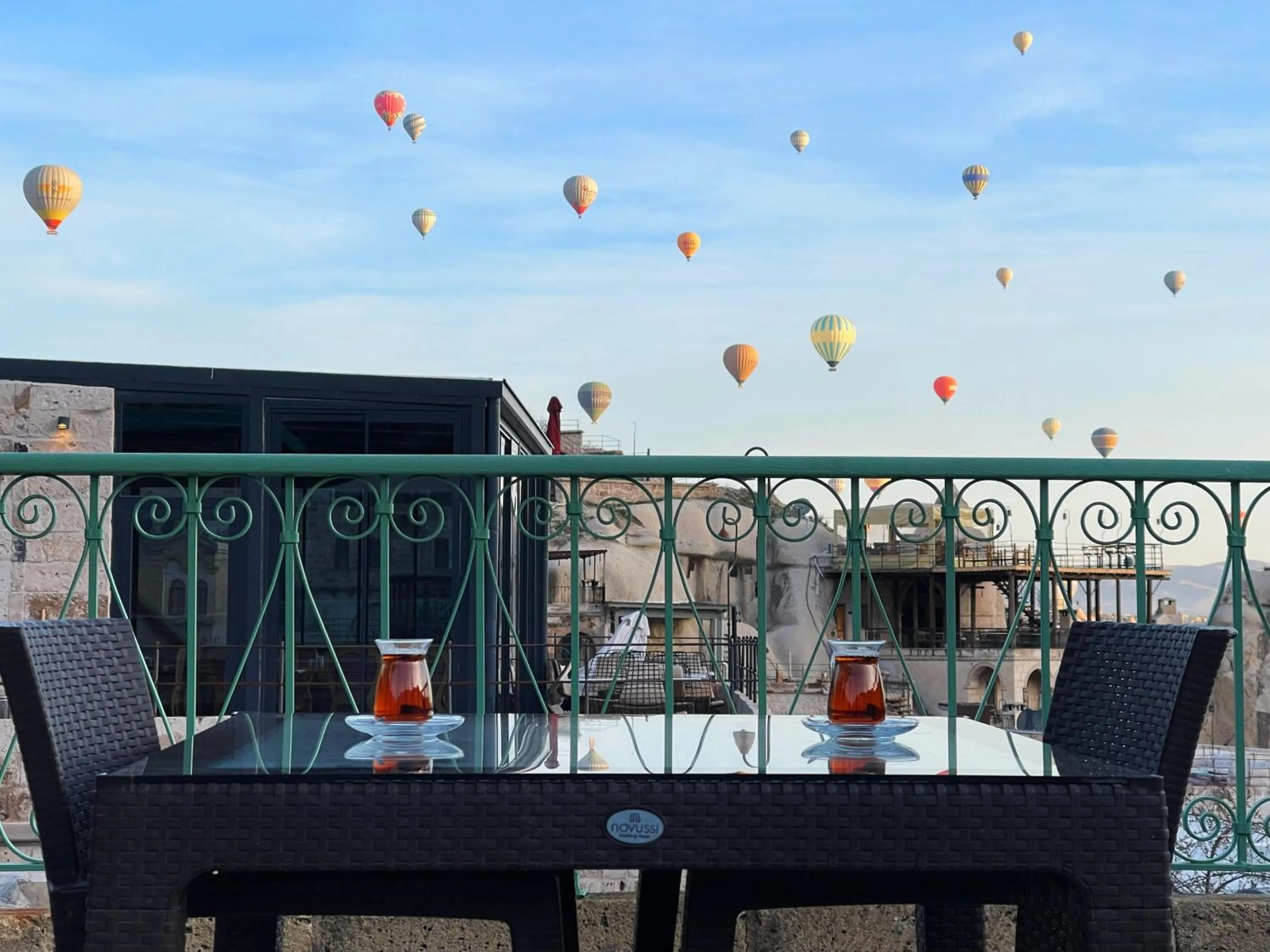 Patio in Gedik Cave Hotel