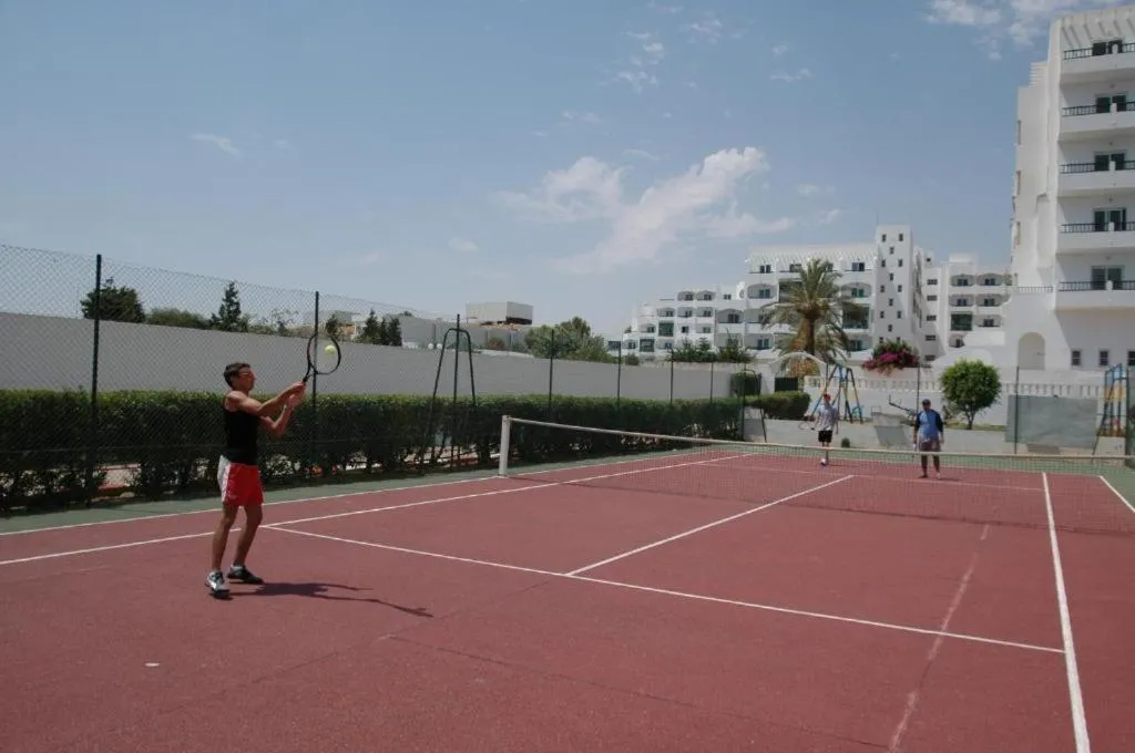 Tennis court in Hotel Royal Jinene Sousse