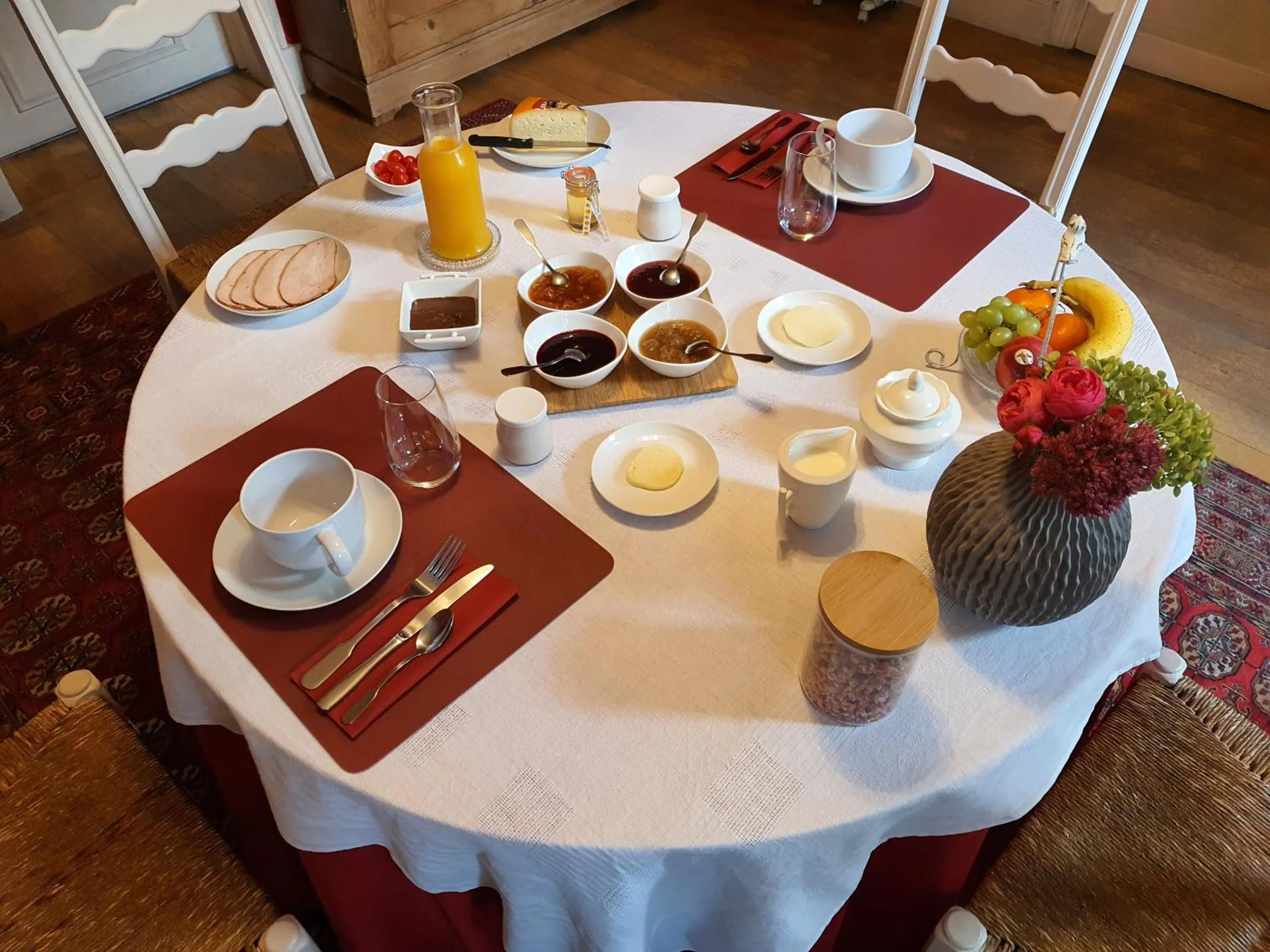 Breakfast in Les Jardins