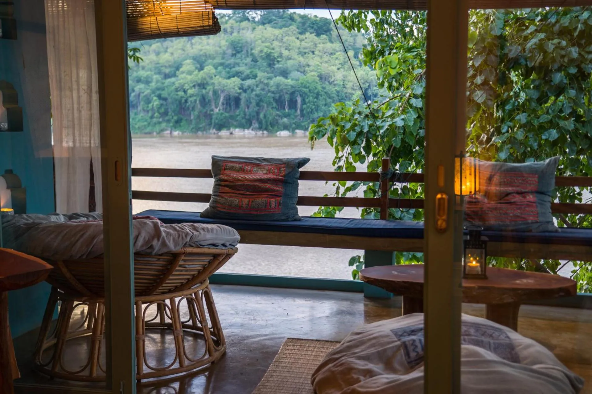 Balcony/Terrace in Ock Pop Tok Mekong Villa