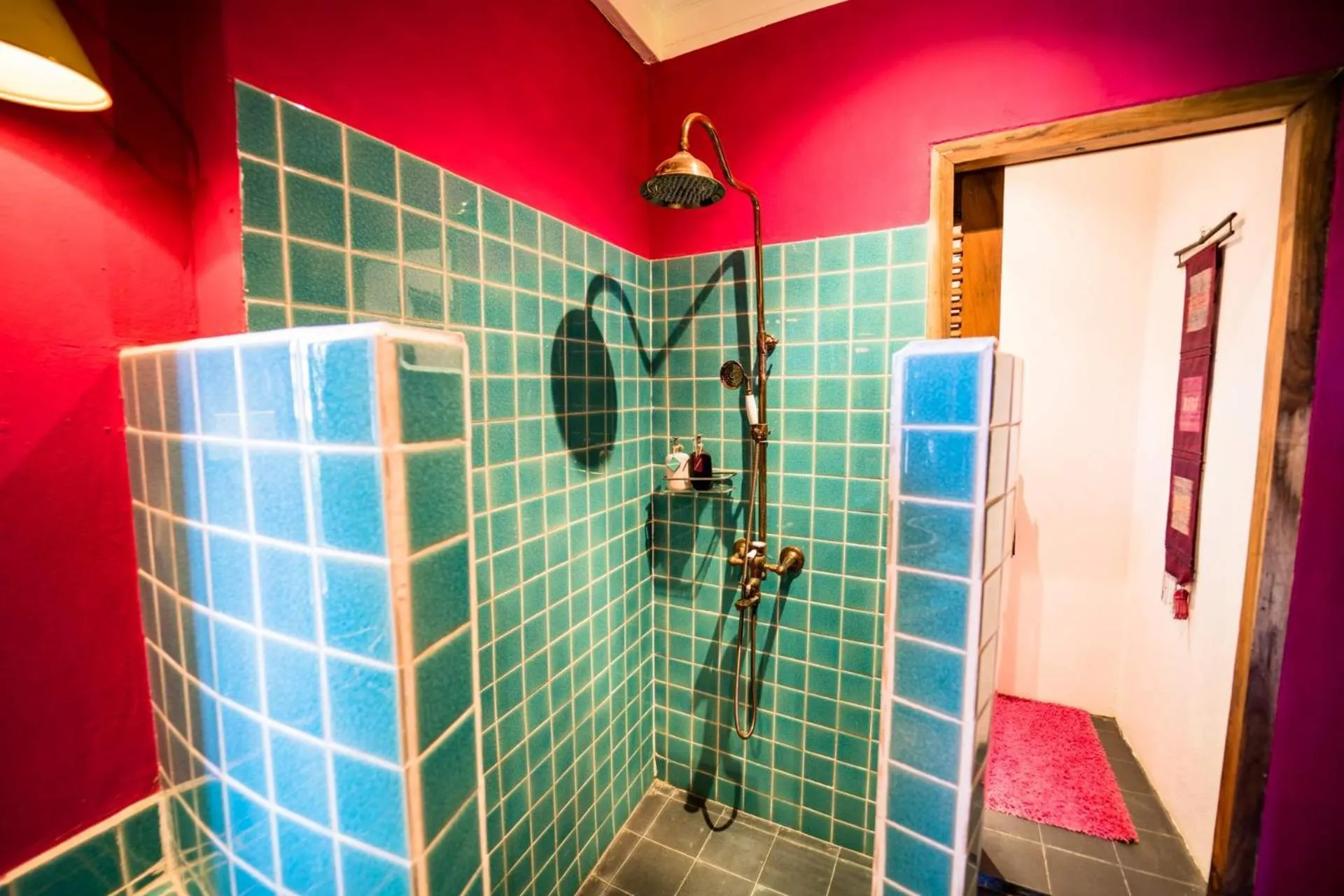 Shower in Ock Pop Tok Mekong Villa