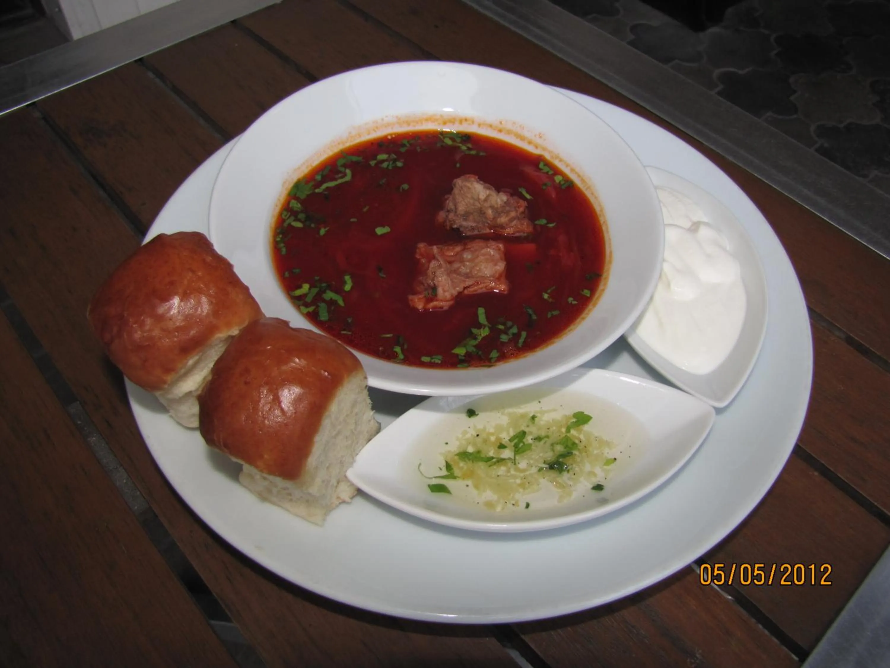 Food close-up in Non-stop hotel