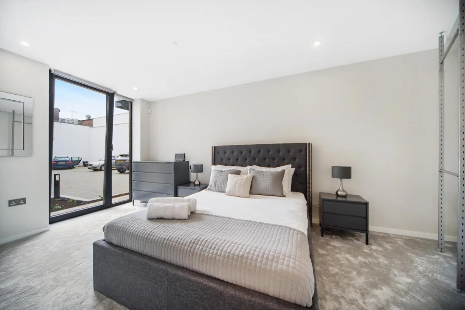 Bedroom in Lux Apartments in Fulham