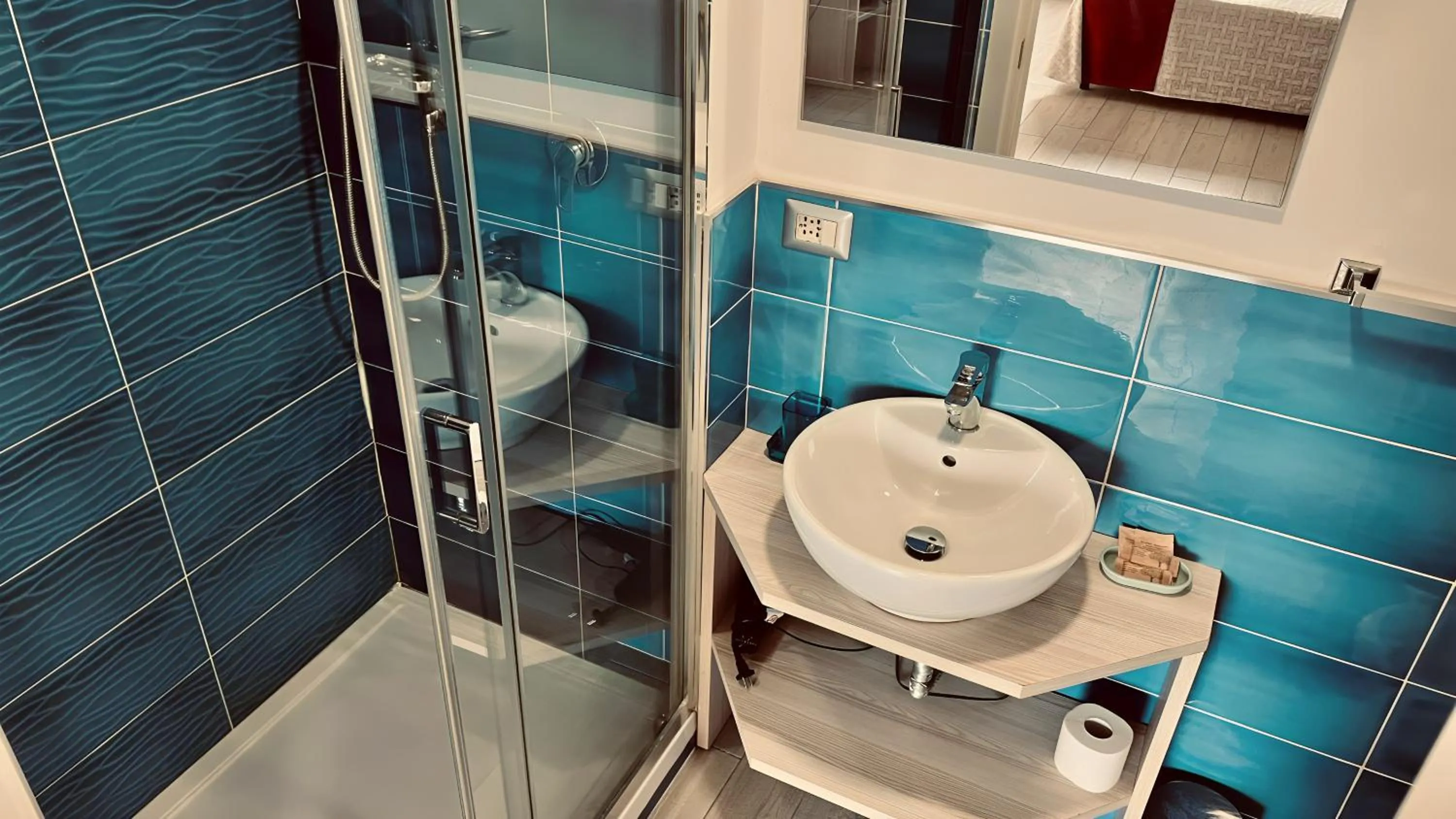 Bathroom in Hotel Balilla