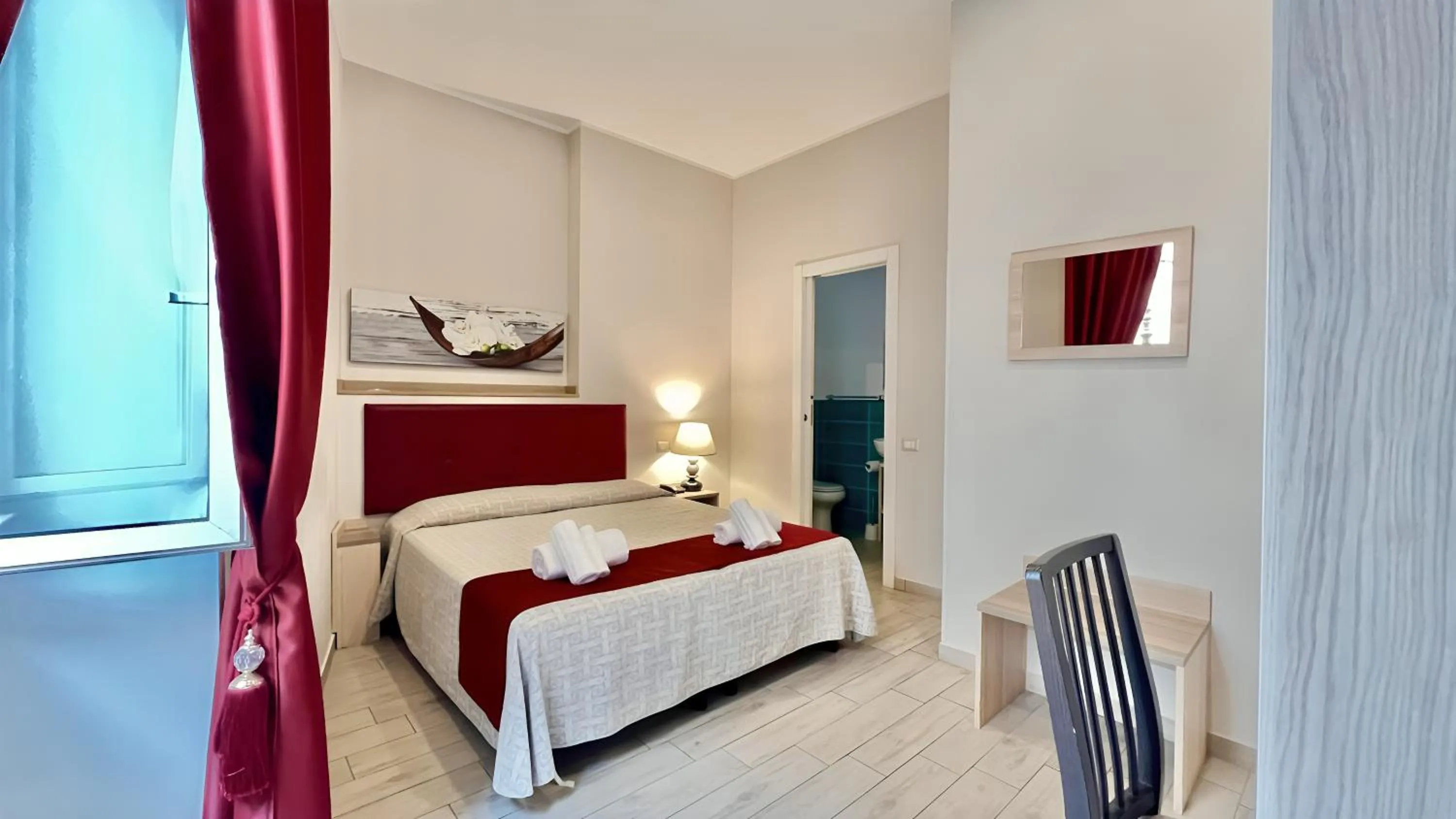 Bedroom, Bed in Hotel Balilla