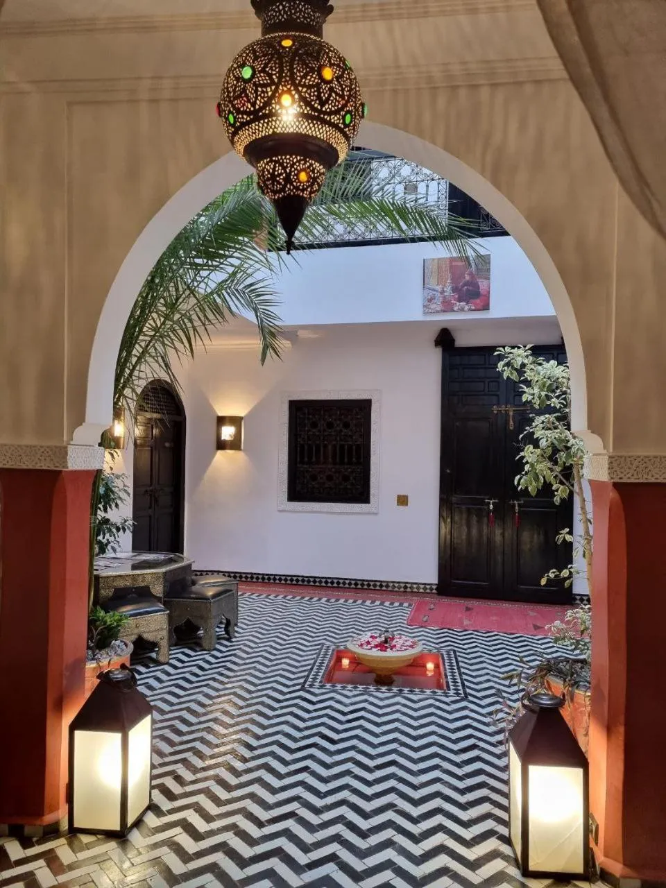 Patio in Riad les Rêves d'Amélie