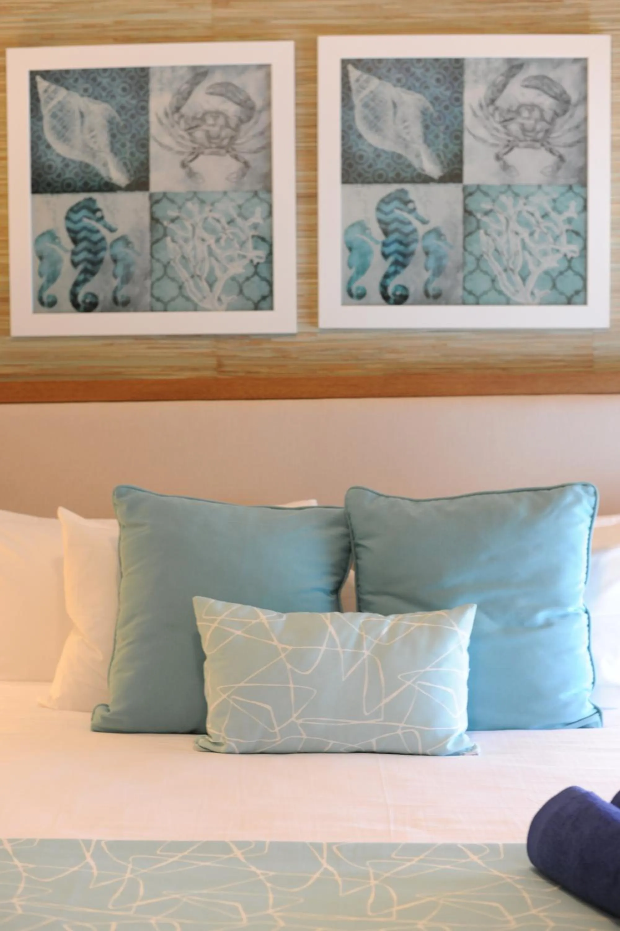 Decorative detail, Bed in Blue JackTar