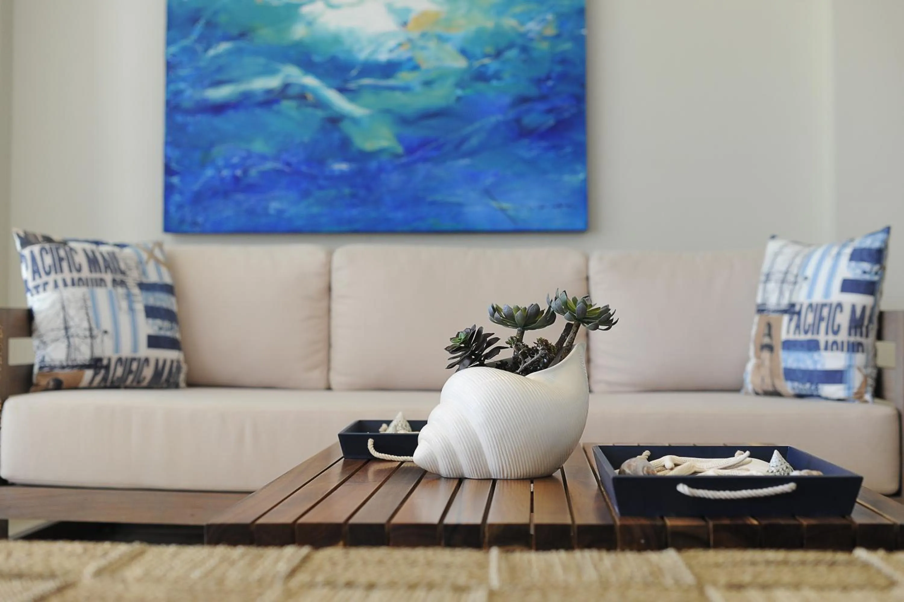 Decorative detail in Blue JackTar