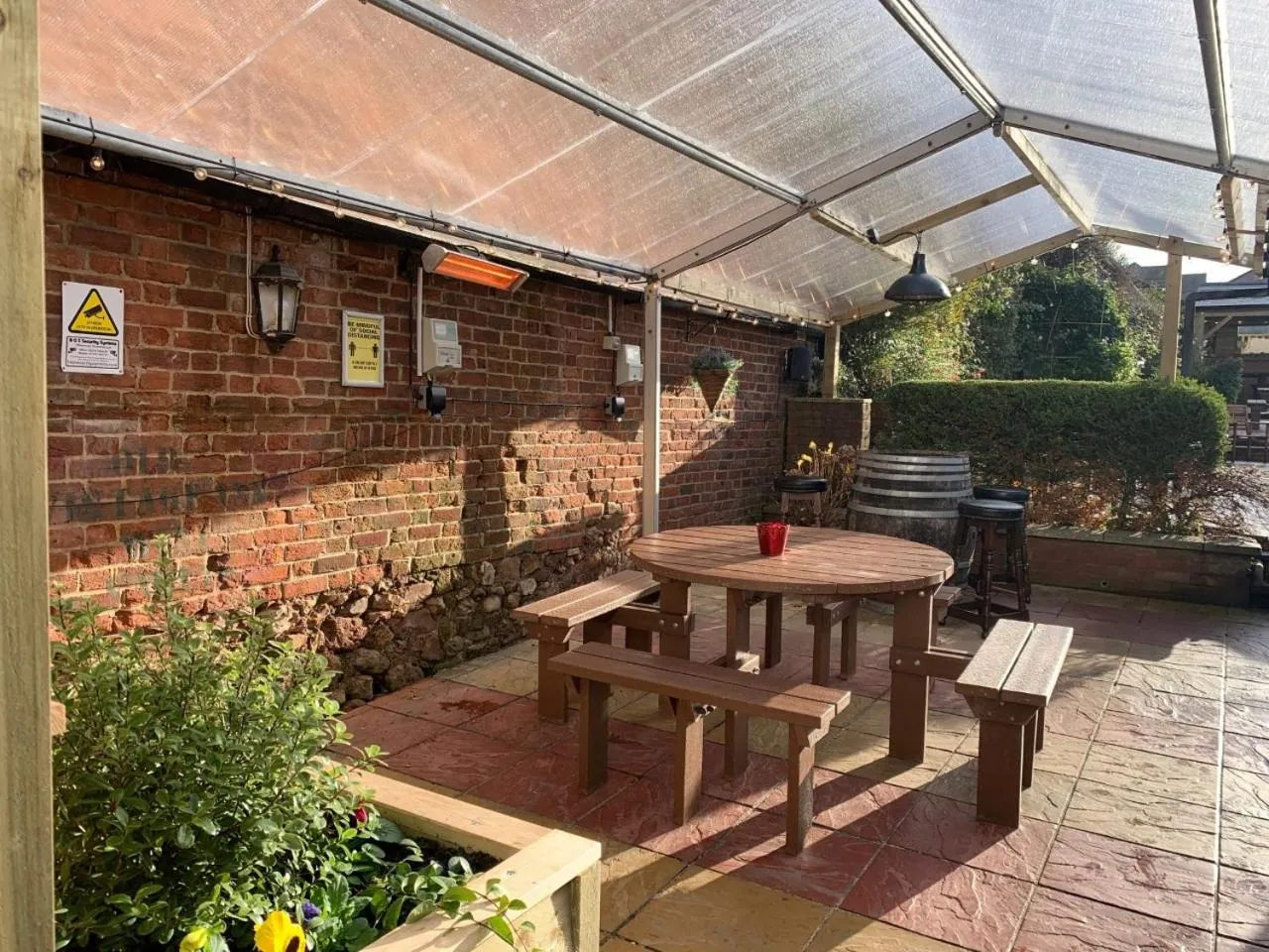 Garden in The Vintage Inn