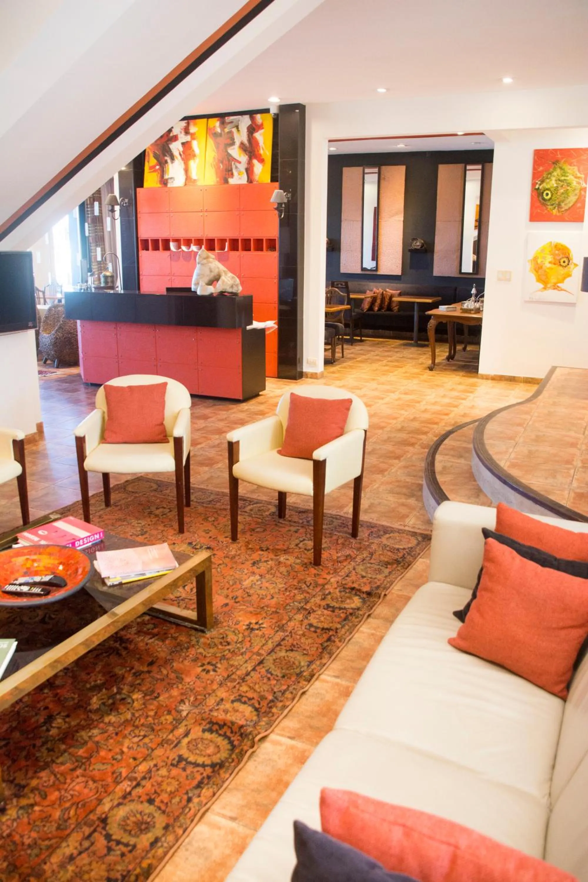 Living room in Los Muelles Boutique Hotel