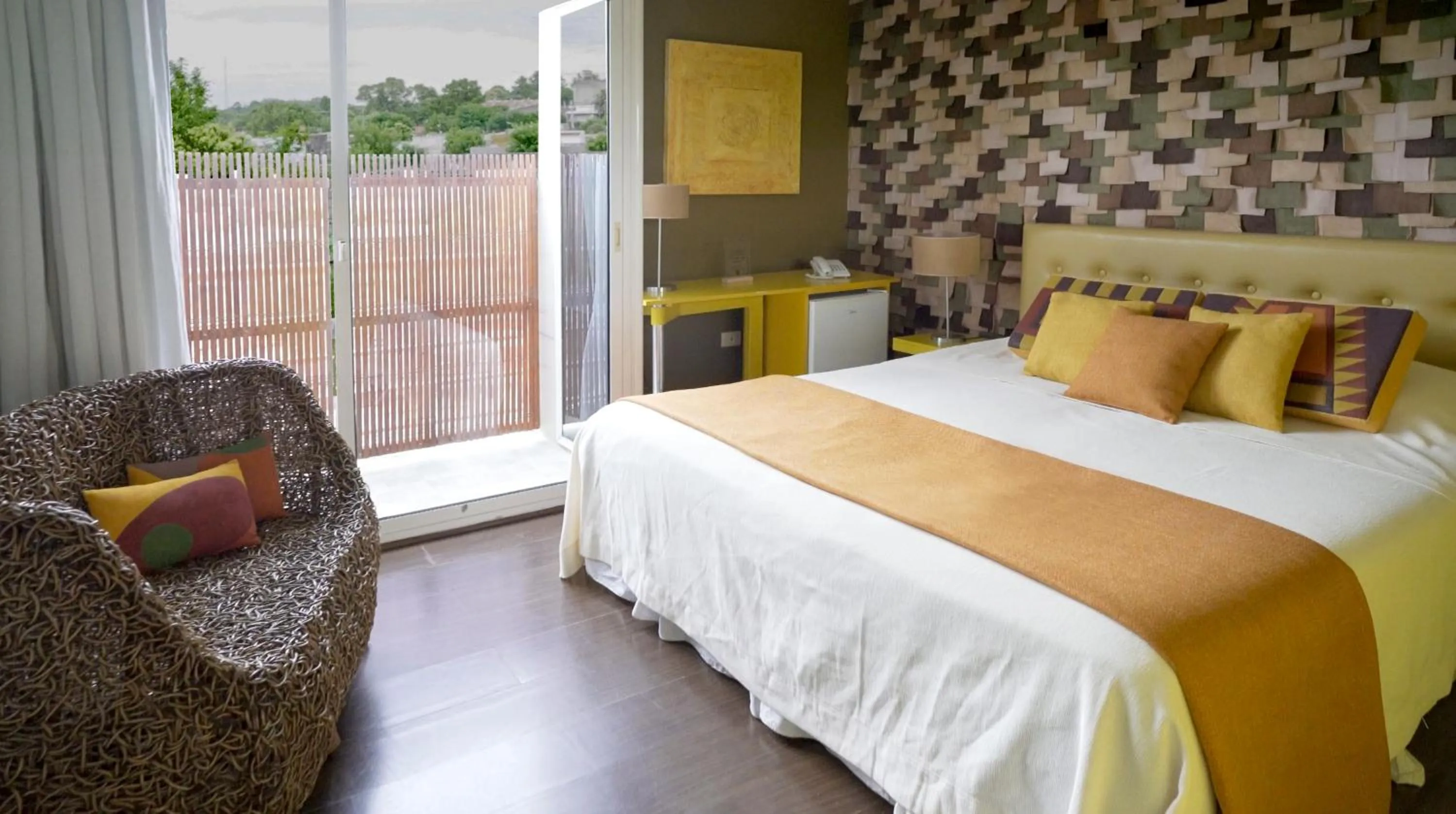 Bed in Los Muelles Boutique Hotel