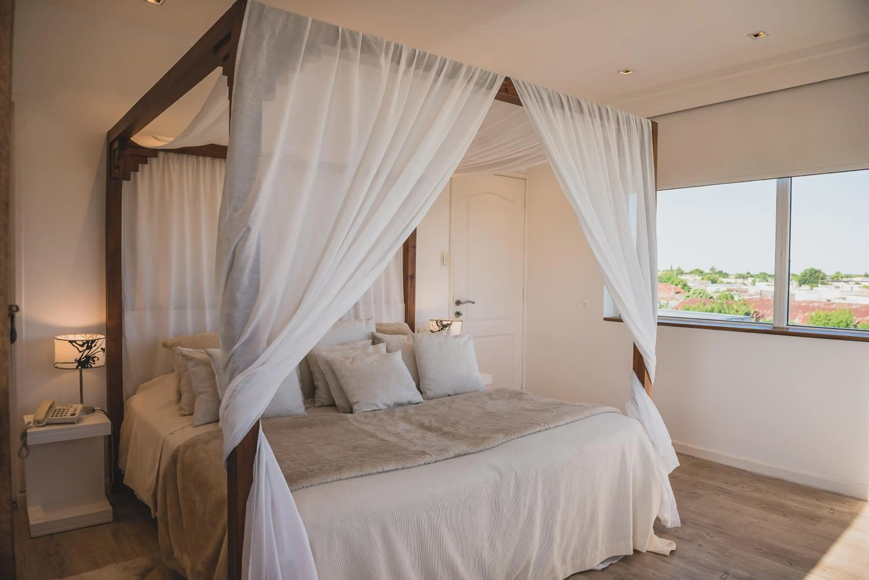 Bed in Los Muelles Boutique Hotel