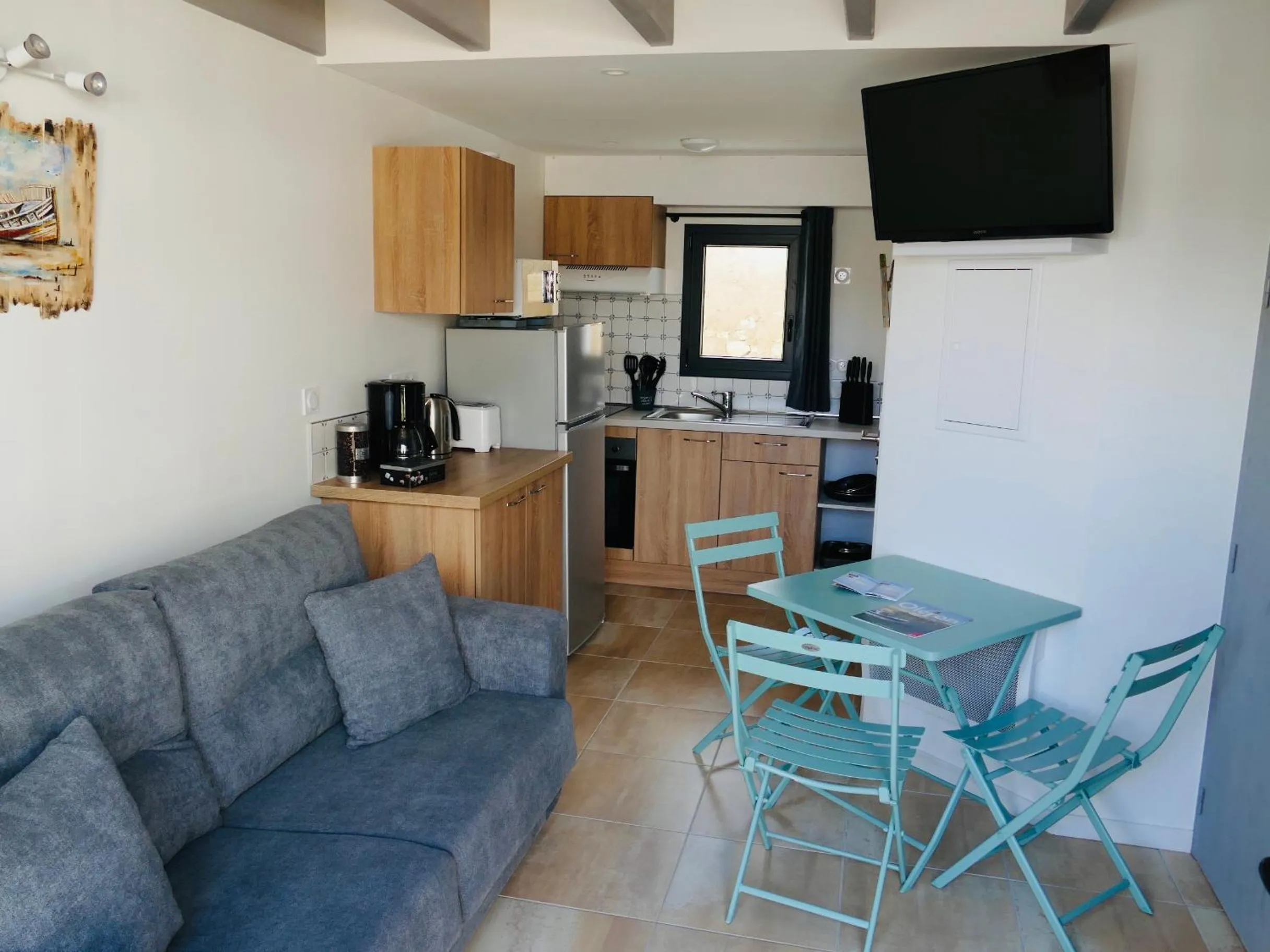 Seating area in Clos des Aigrettes -6 Gîtes de charme et confort à 30m du Port de La Cotinière