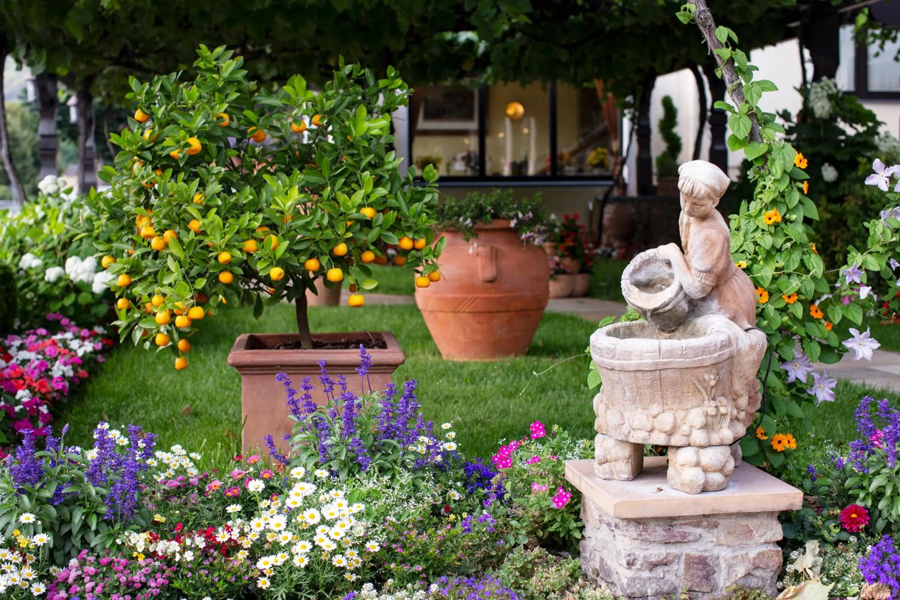 Garden in Hotel Unter den Linden