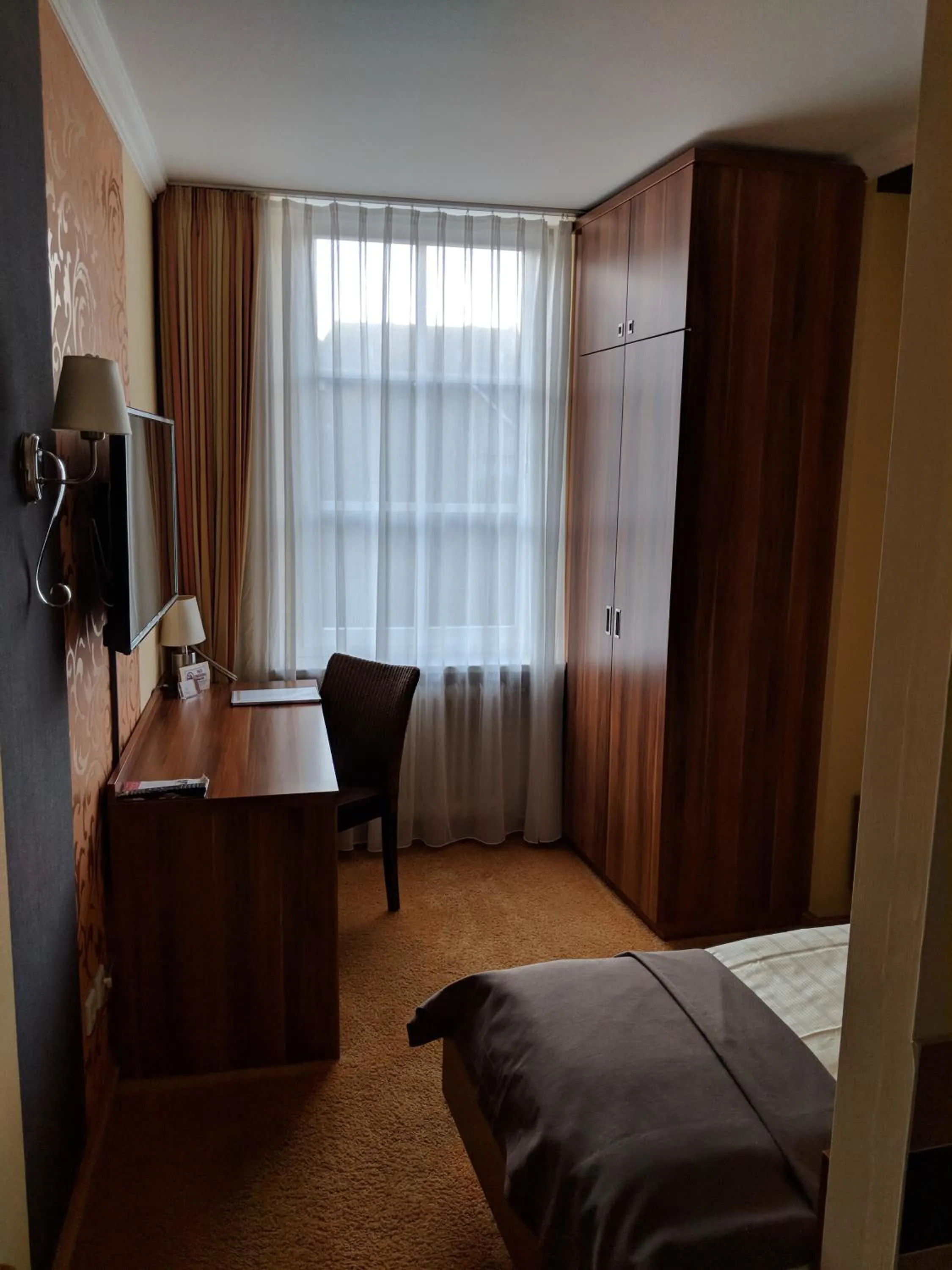 Decorative detail, Bed in Dagstuhler Hof