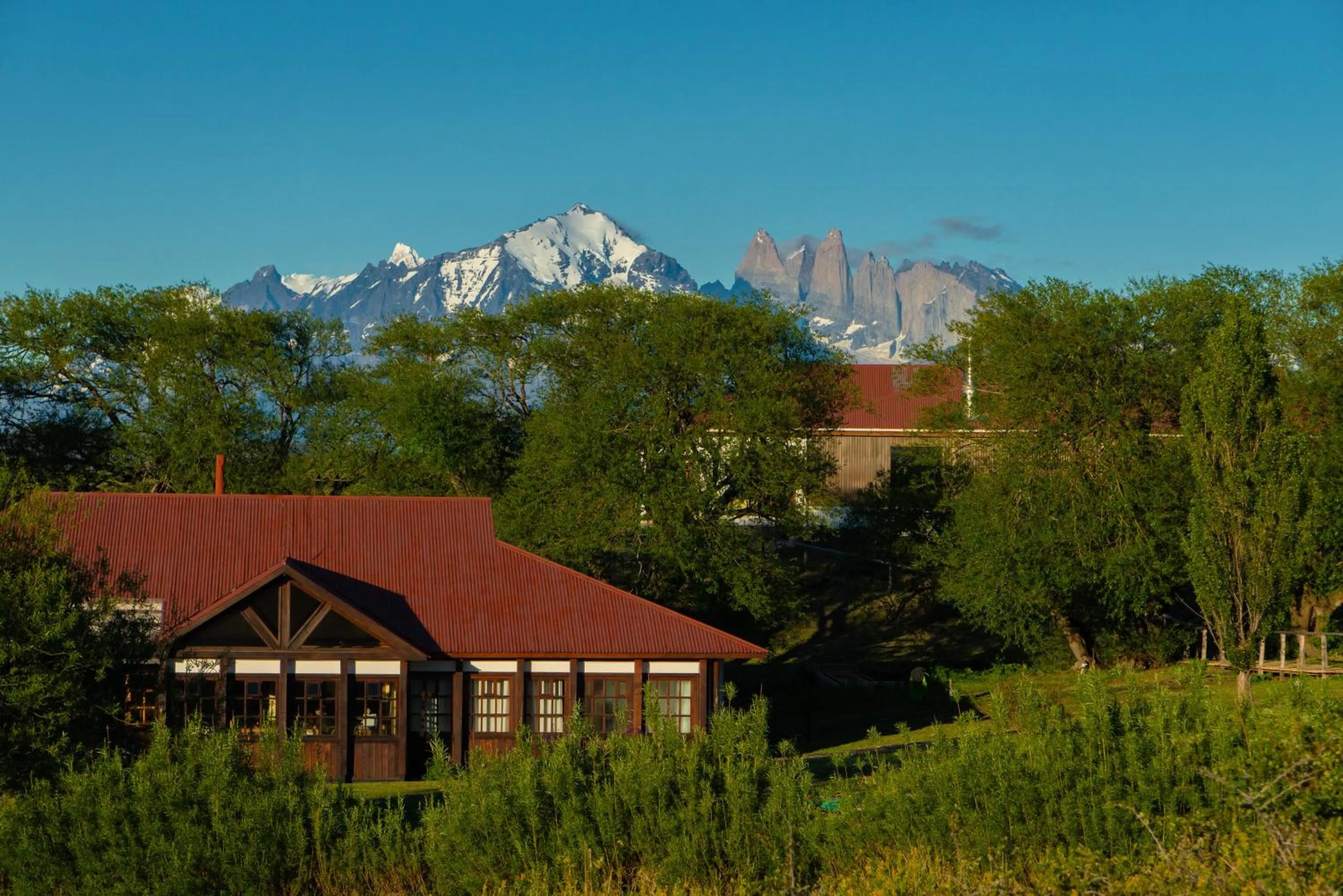 Facade/entrance in Estancia Cerro Guido