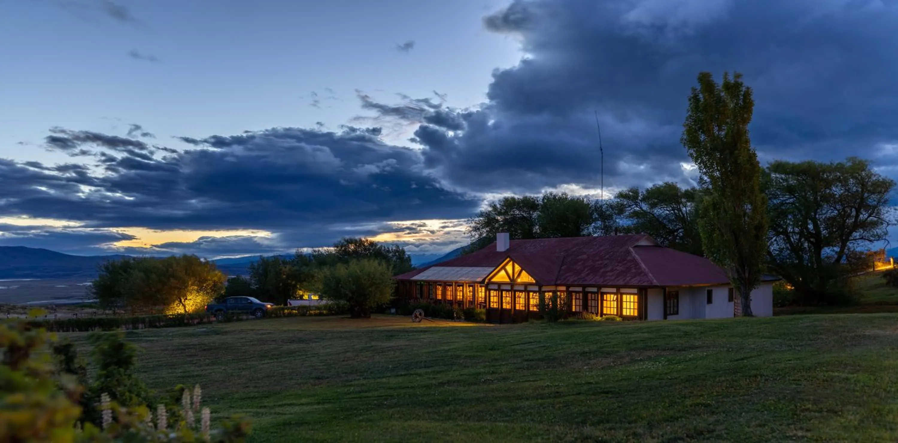 Facade/entrance in Estancia Cerro Guido
