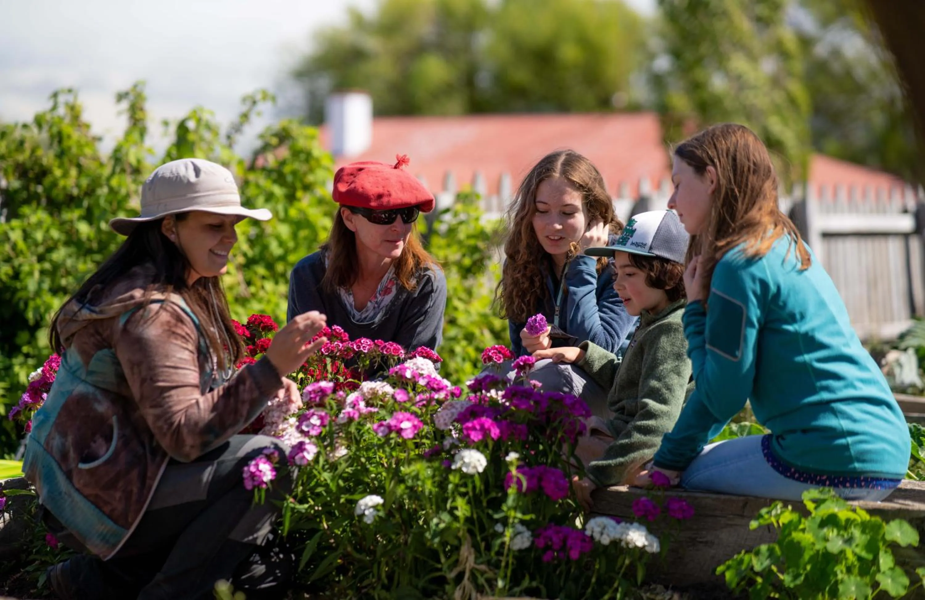 Family in Estancia Cerro Guido