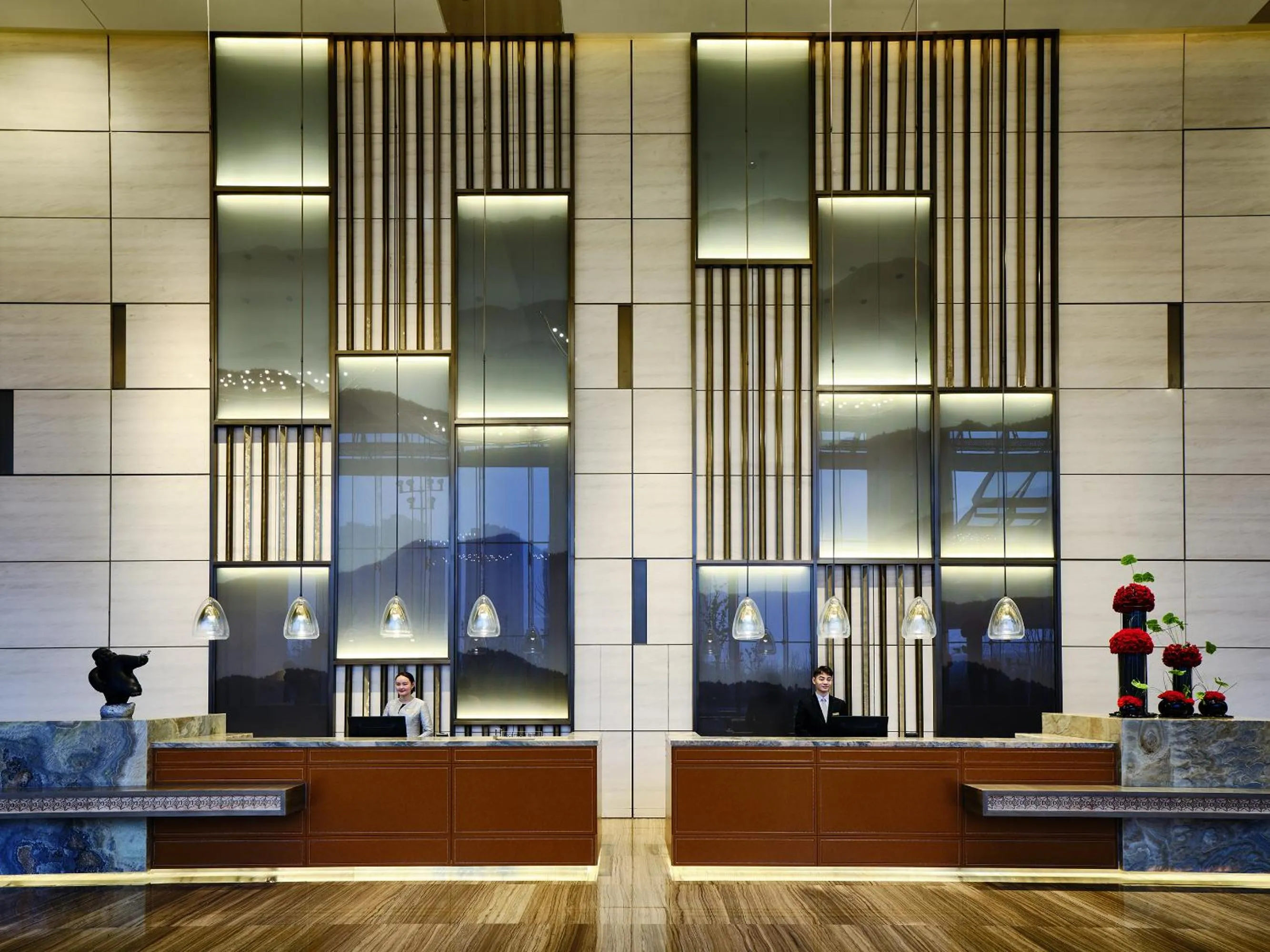 Lobby or reception in Primus Hotel Nanchang International Expo City