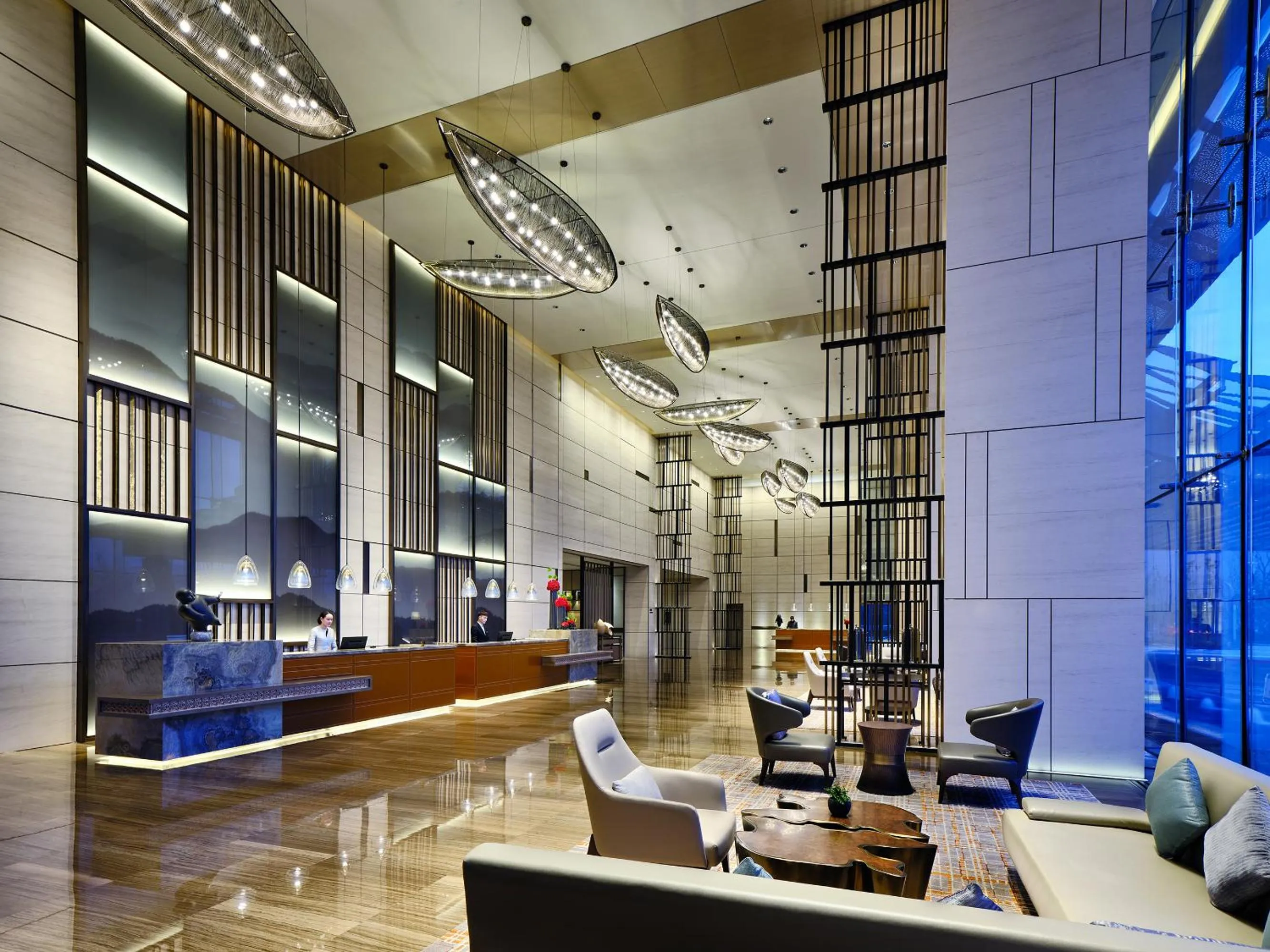Lobby or reception in Primus Hotel Nanchang International Expo City