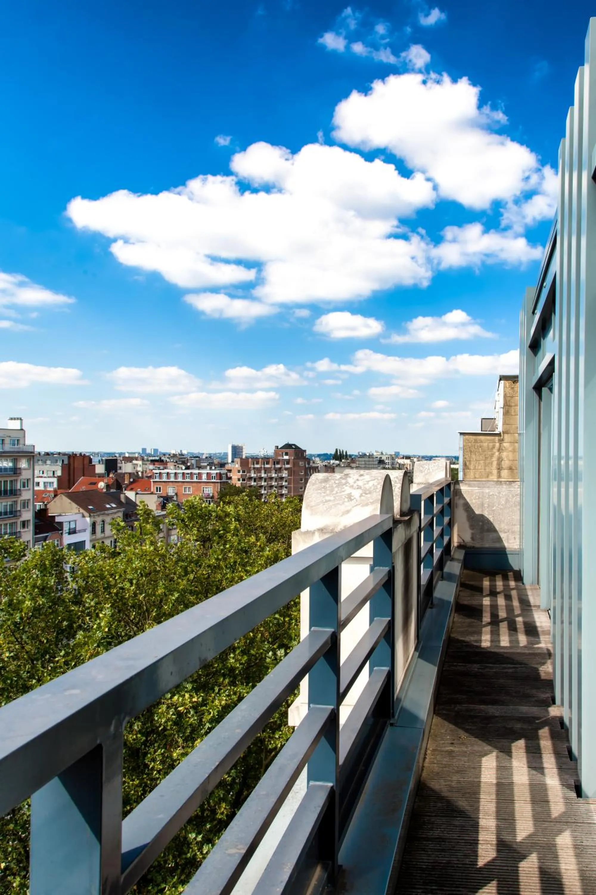 City view in Diamant Suites Brussels EU