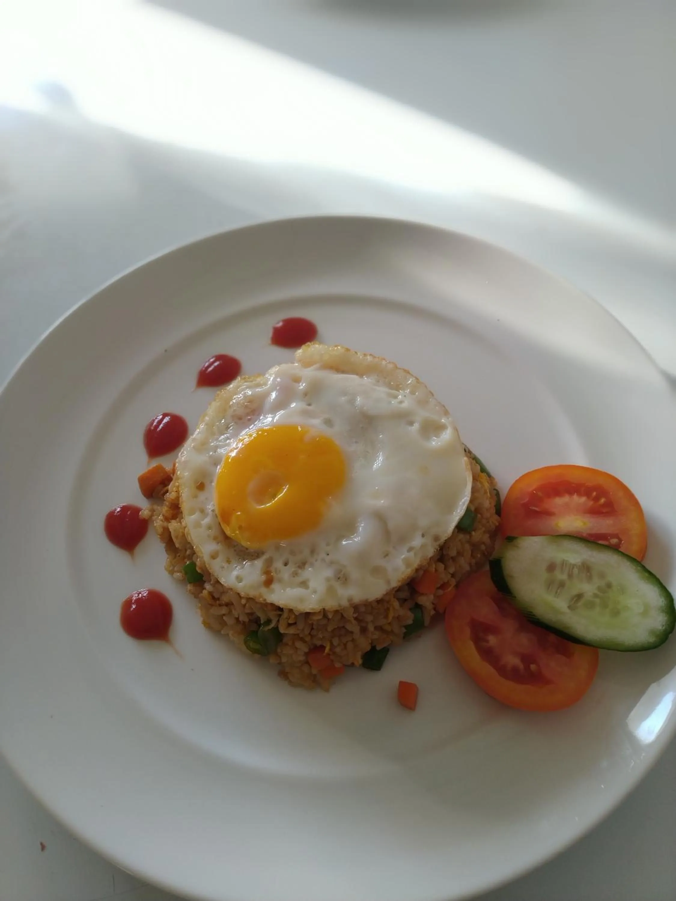 Asian breakfast in Rumah Marta Ceningan Island