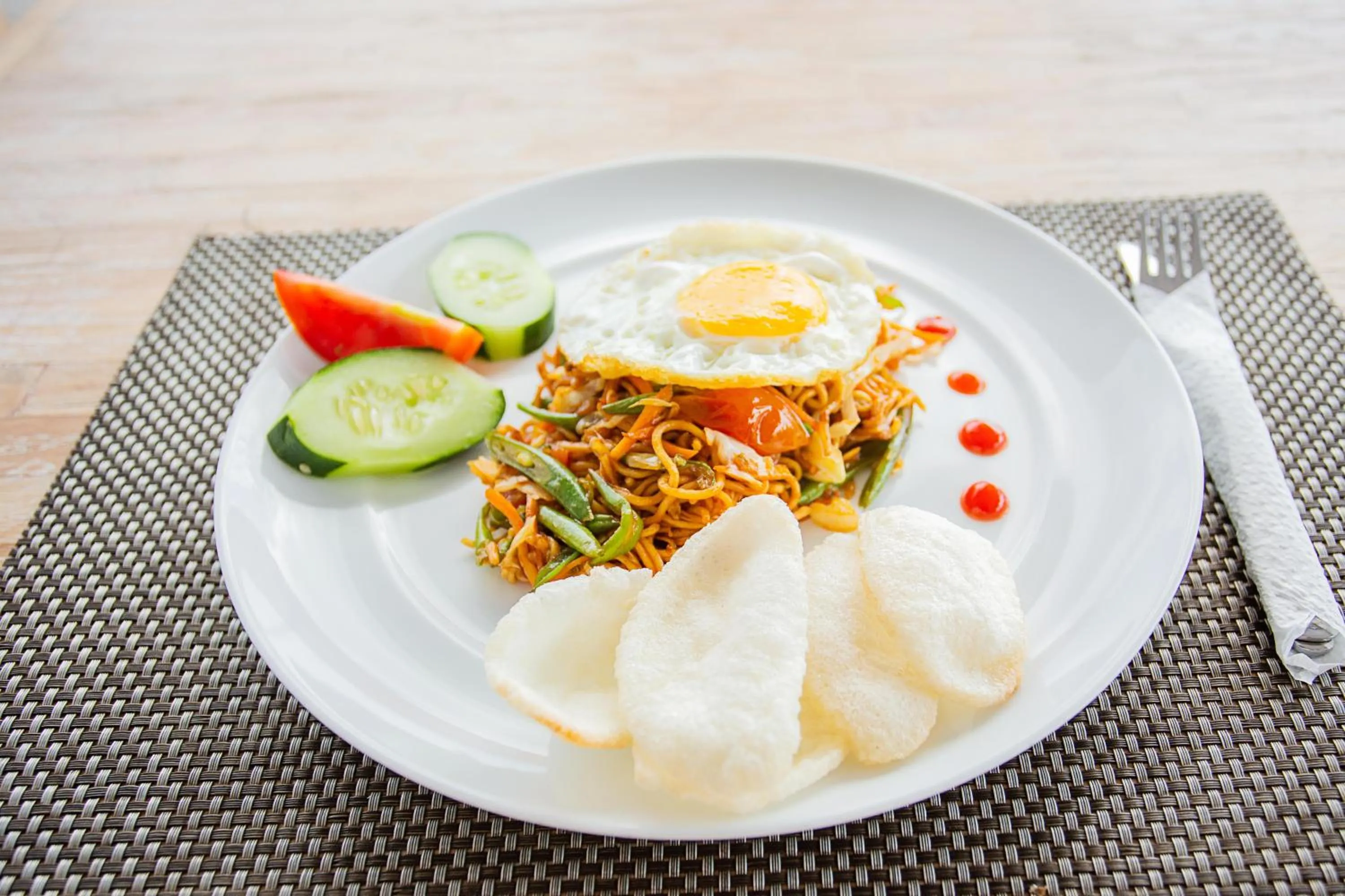 Food and drinks in Rumah Marta Ceningan Island