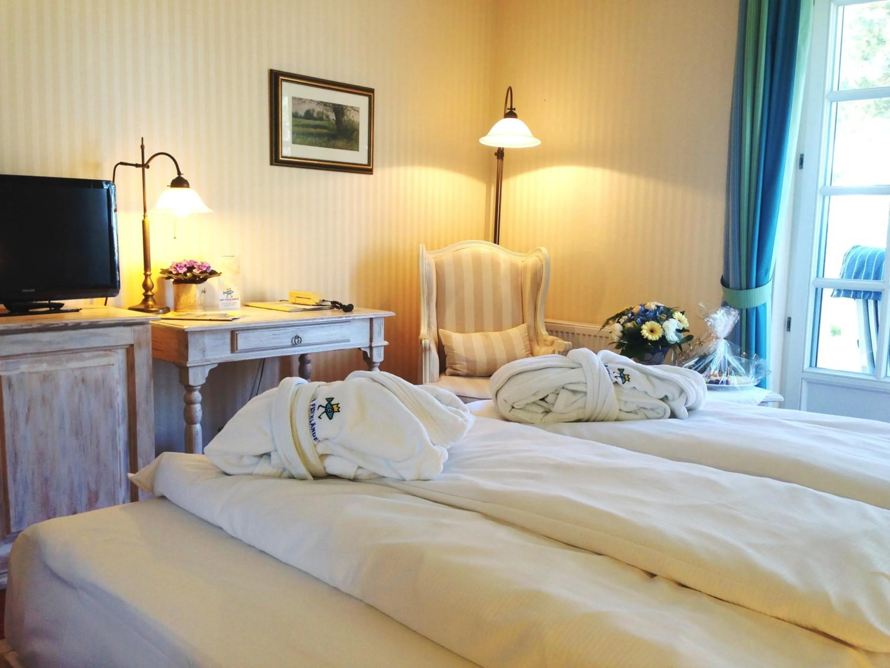 Bed in Der Fischländer Garni