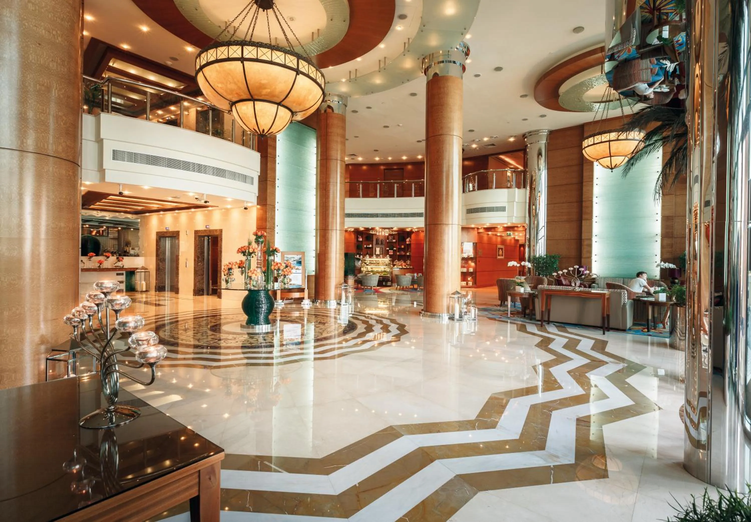 Lobby or reception in Roda Al Murooj Residences