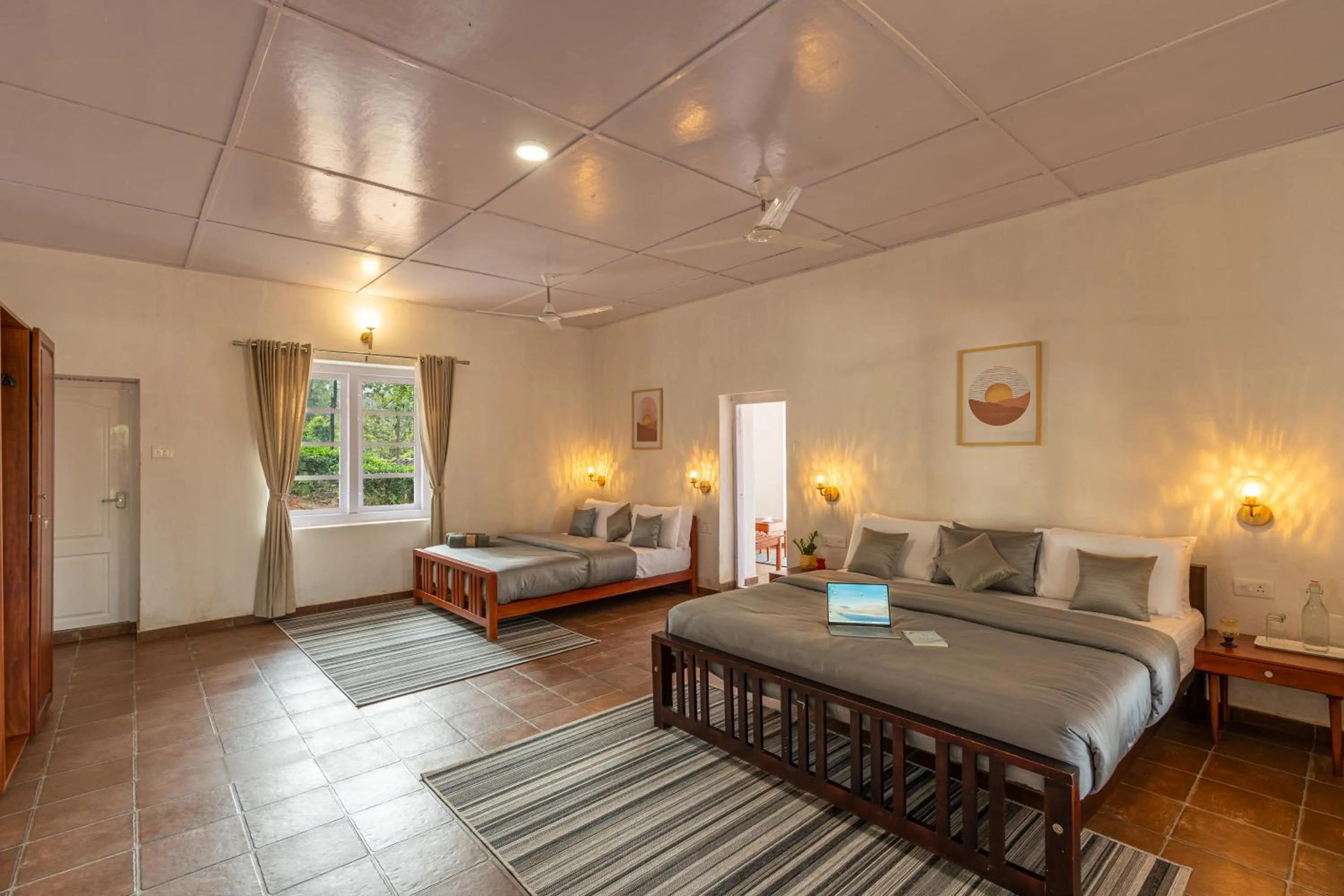 Bedroom, Bed in Zostel Plus Wayanad