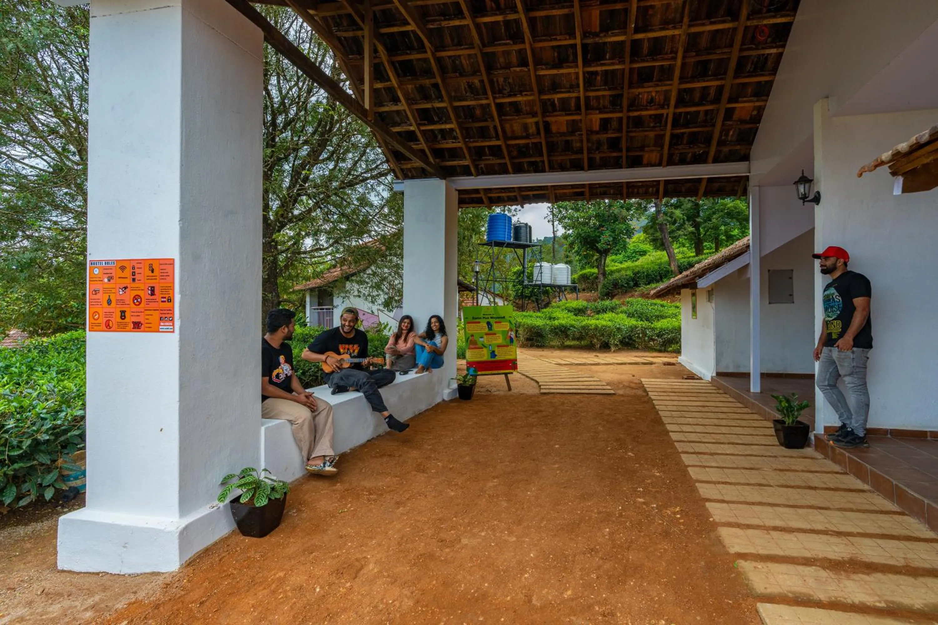 People in Zostel Plus Wayanad