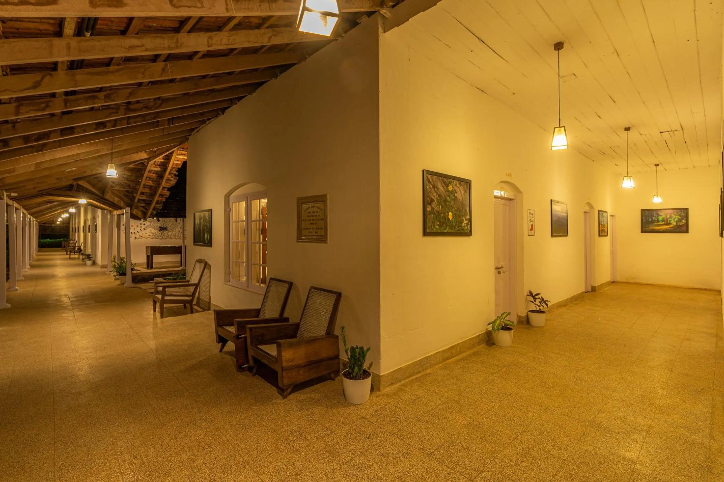 Living room in Zostel Plus Wayanad