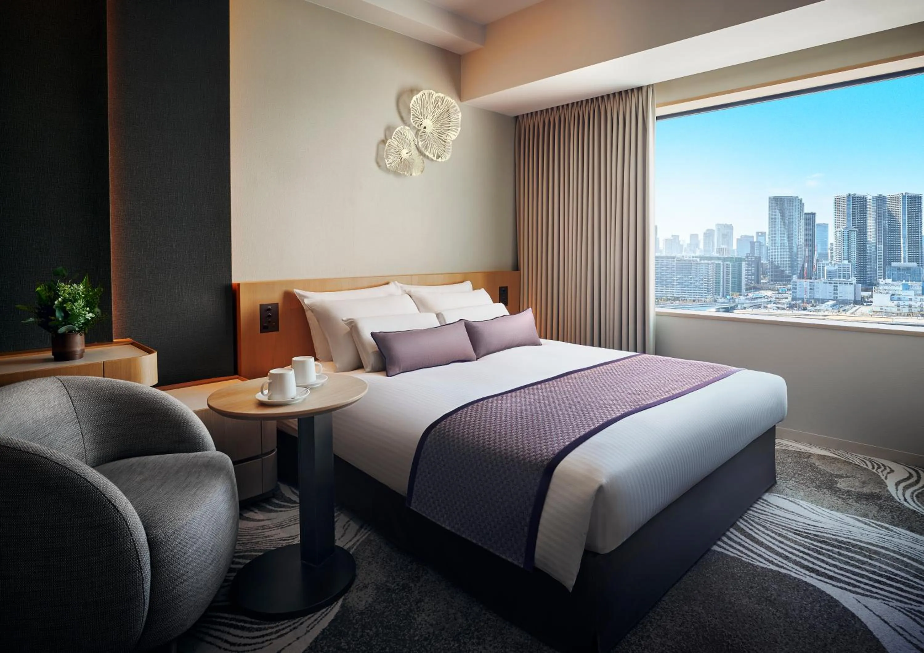 Bed in Hotel JAL City Tokyo Toyosu