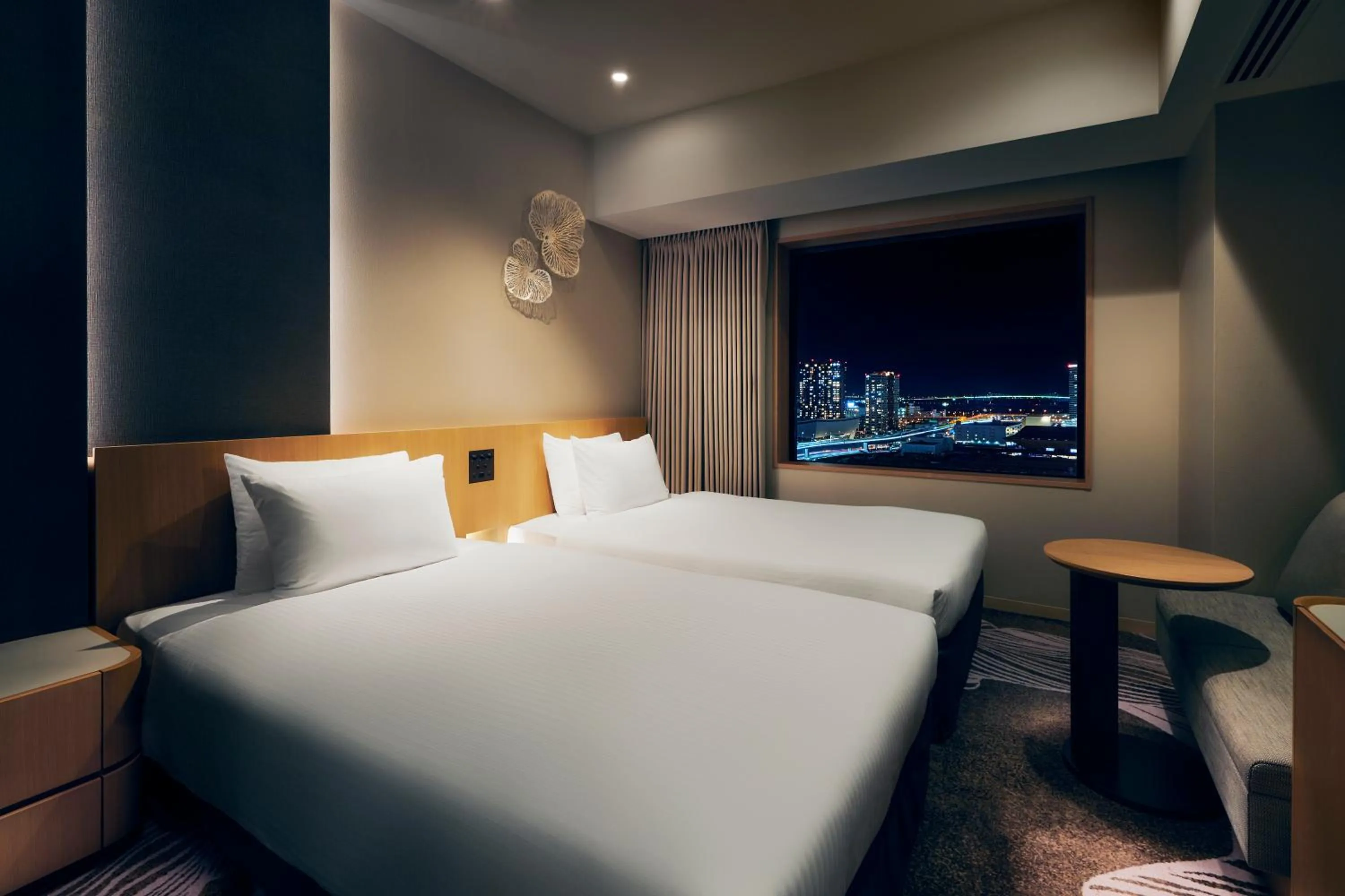 Bed in Hotel JAL City Tokyo Toyosu