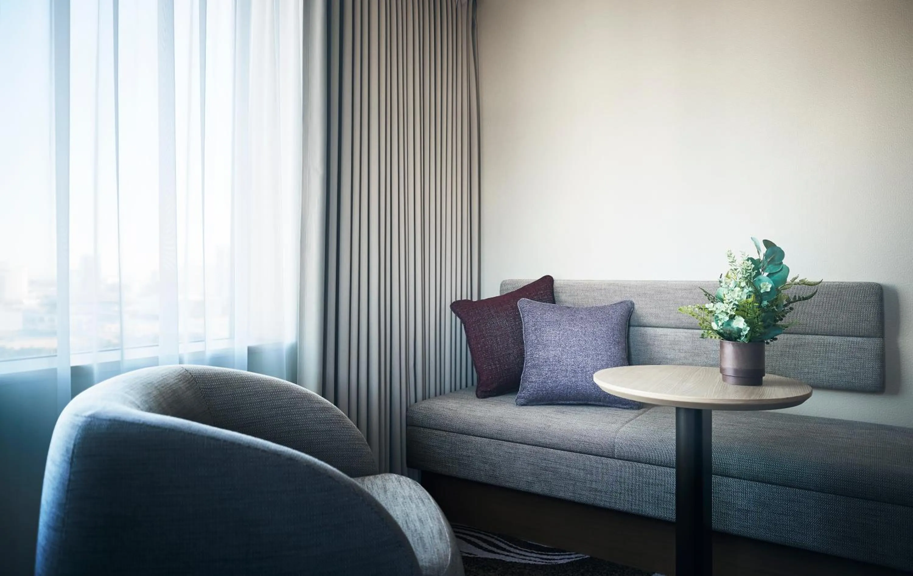 Living room in Hotel JAL City Tokyo Toyosu