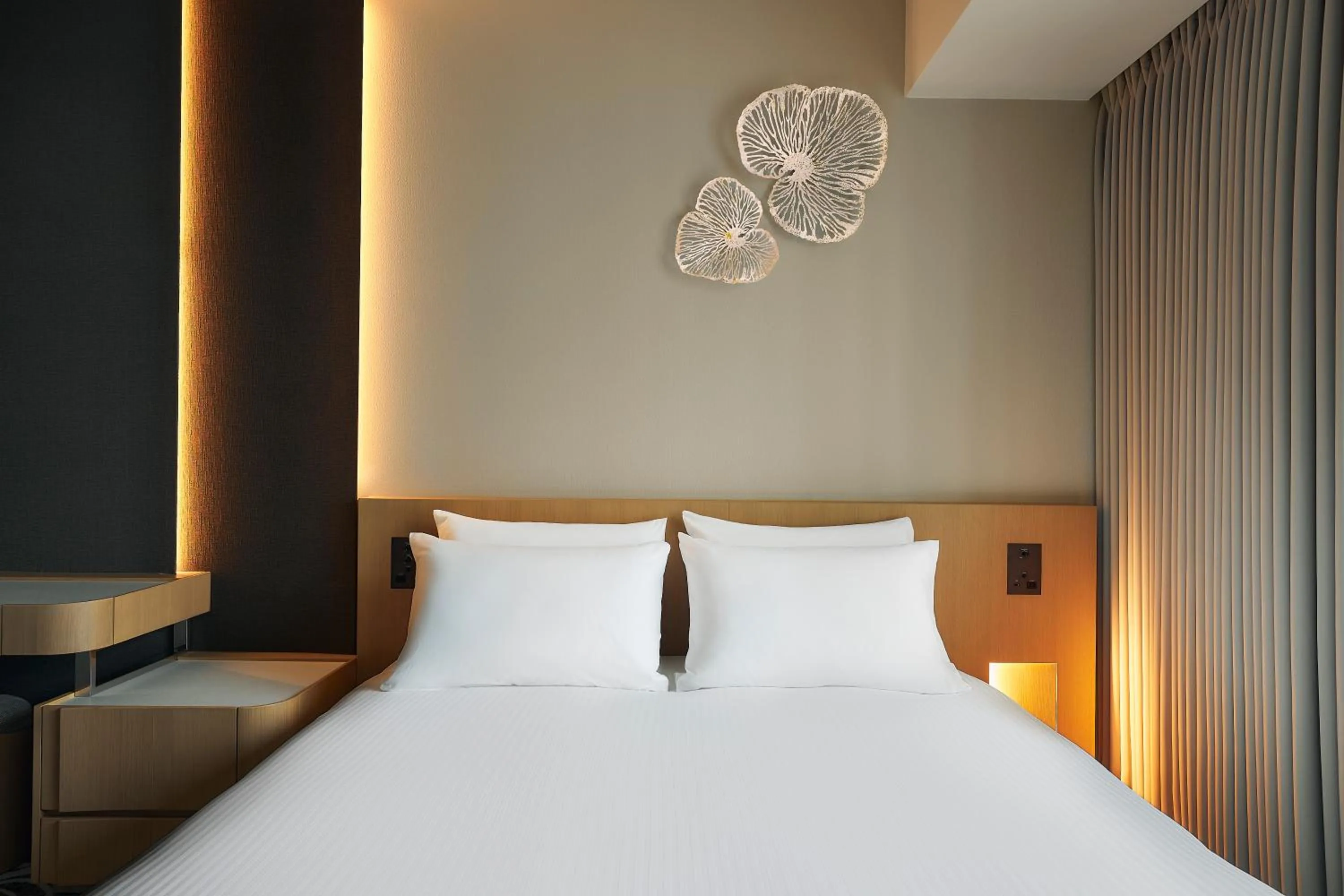 Bed in Hotel JAL City Tokyo Toyosu