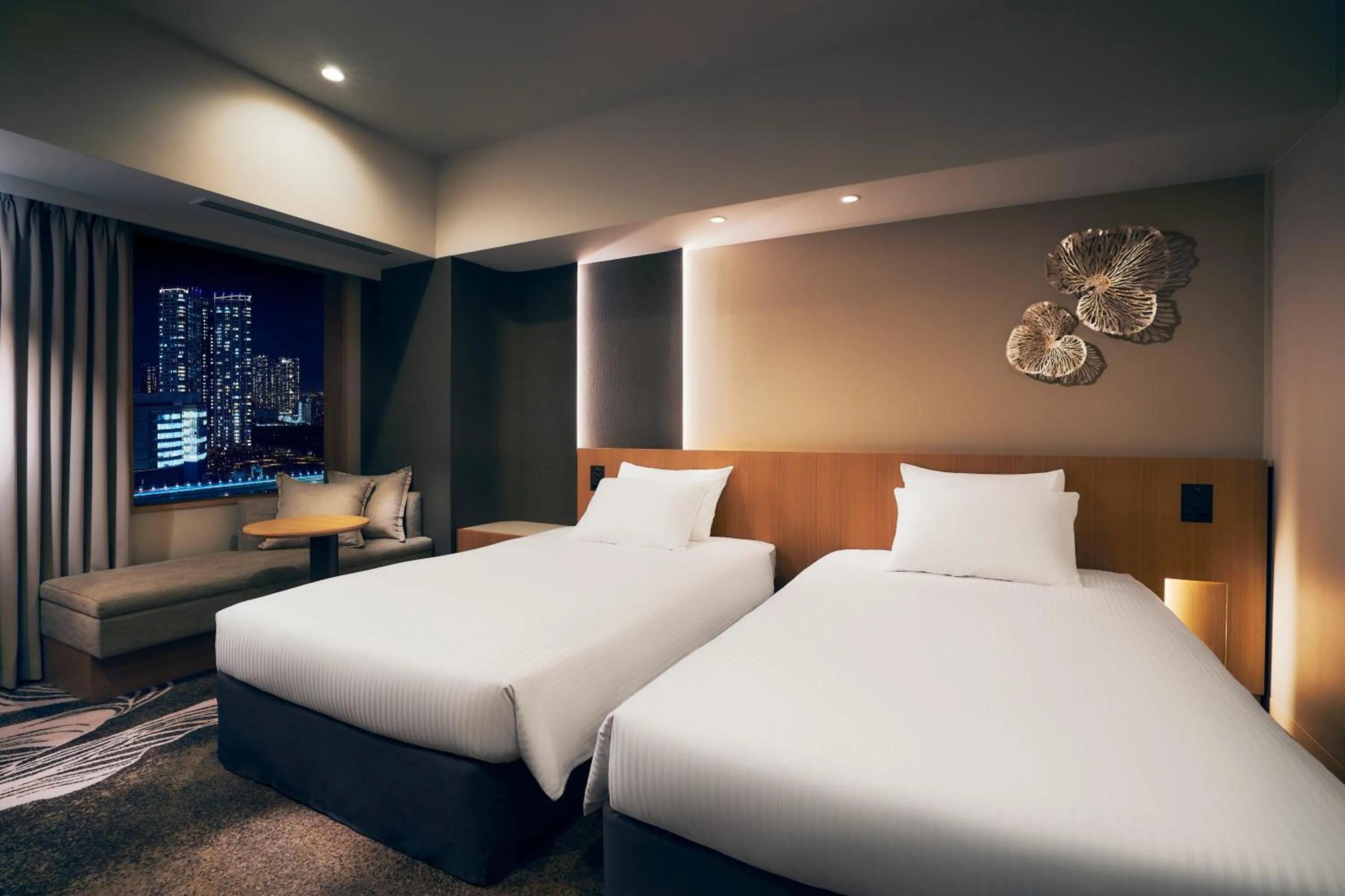 Bed in Hotel JAL City Tokyo Toyosu