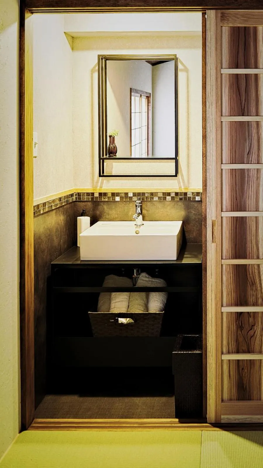 Bathroom in Kokonoe Machiya