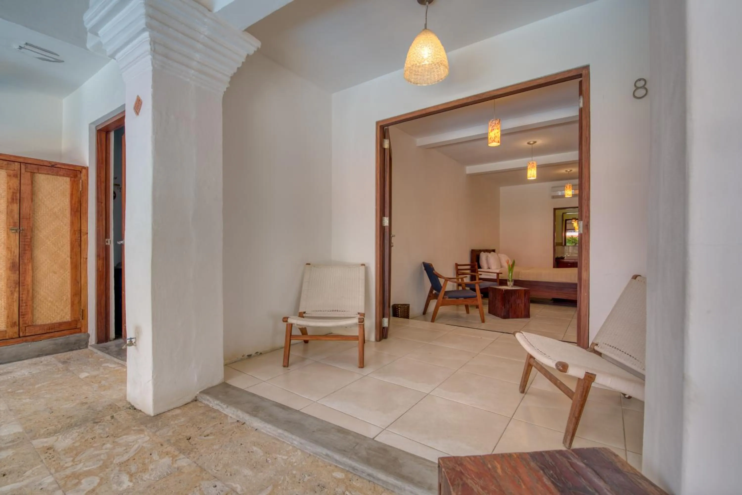 Seating area in Hotel Alcazar