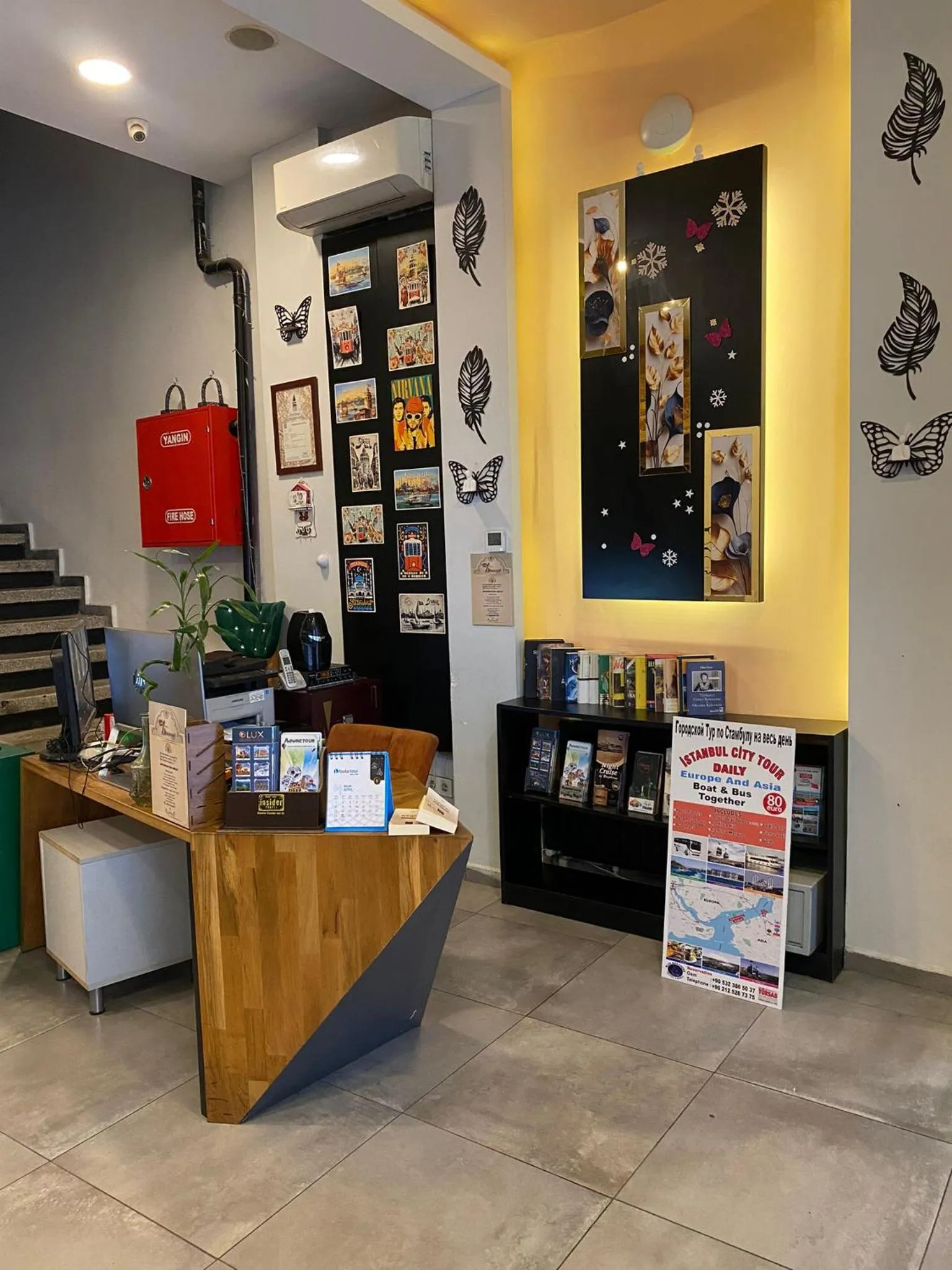 Lobby or reception in taksim diamond hotel