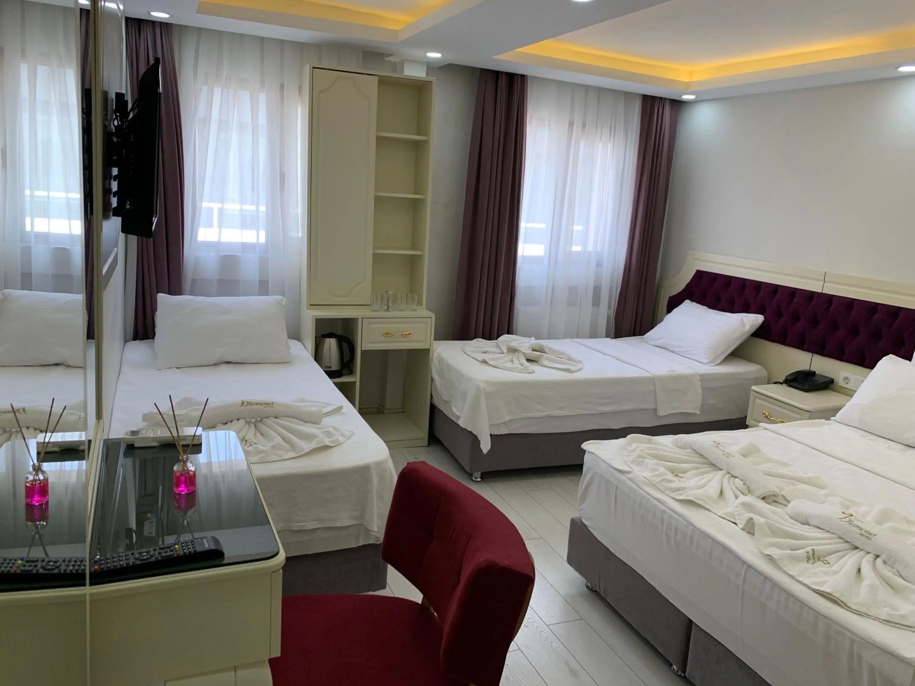 Bed in taksim diamond hotel