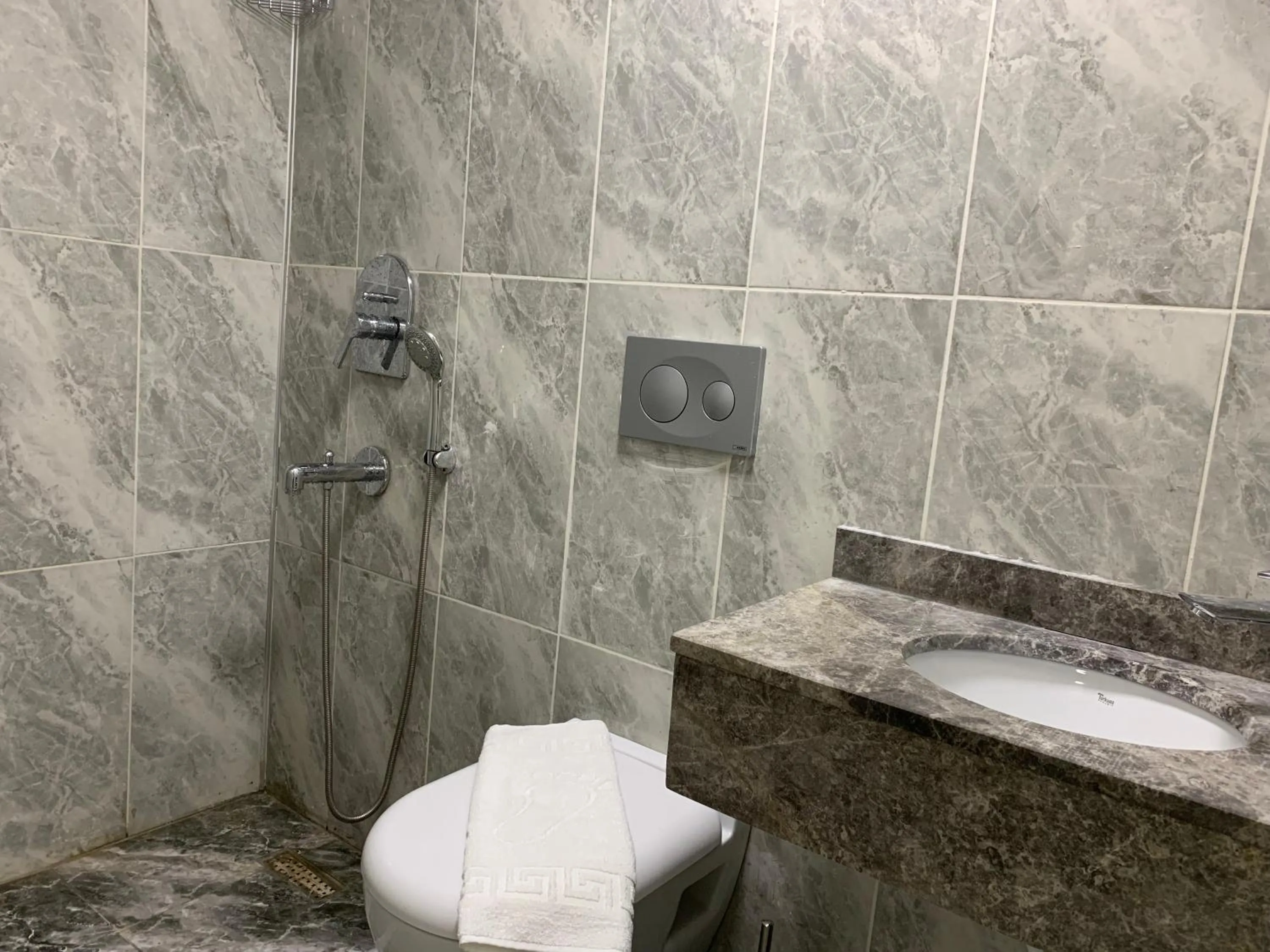 Bathroom in taksim diamond hotel