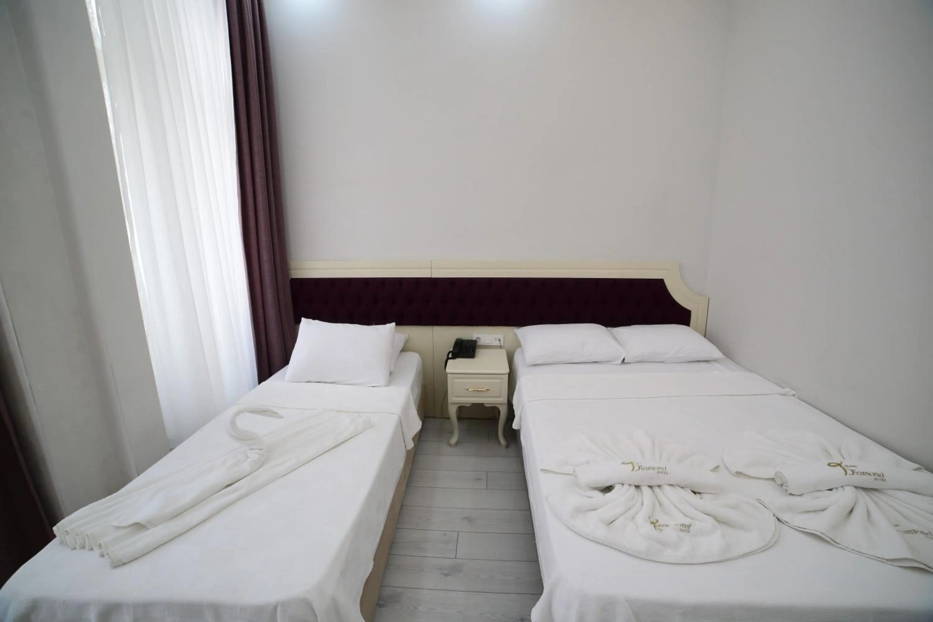 Bed in taksim diamond hotel